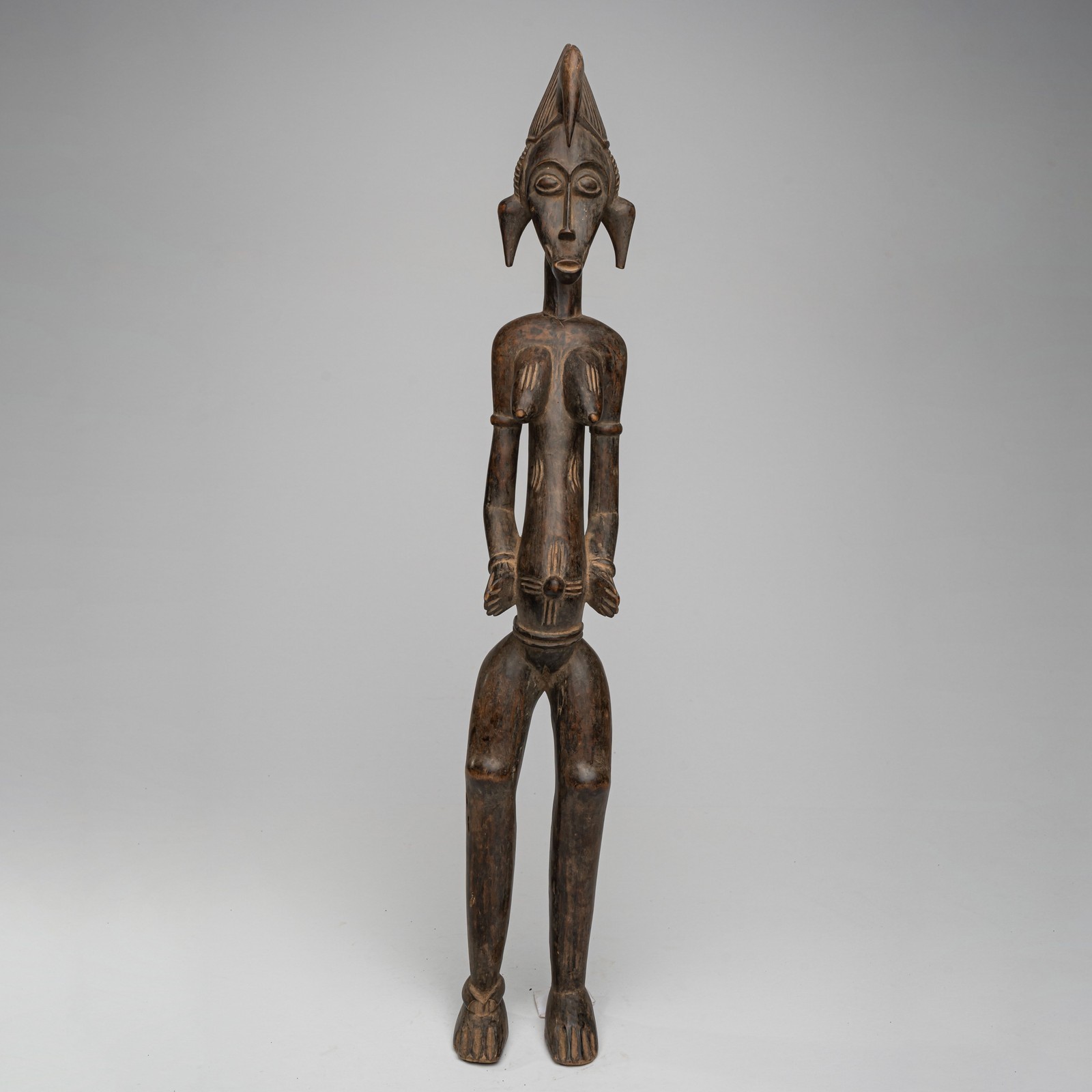 0810 MENUFO IVORY COAST AFRICA FIGURINE AFRICAN TRIBAL ART