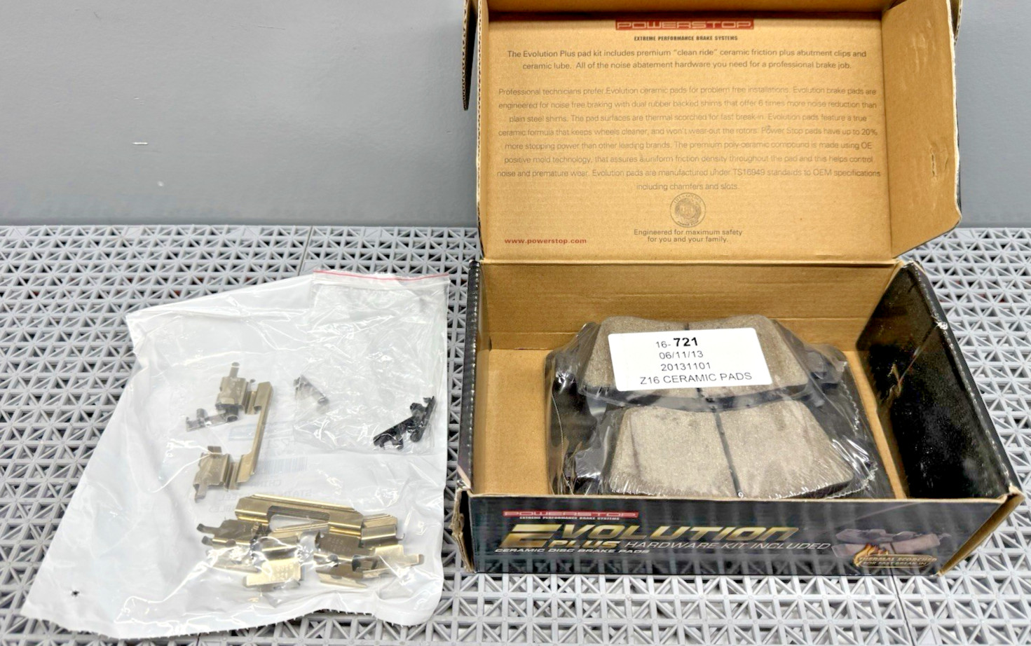 PowerStop Z17 Front Ceramic Brake Pads ForSubaru Impreza Legacy Forester Outback