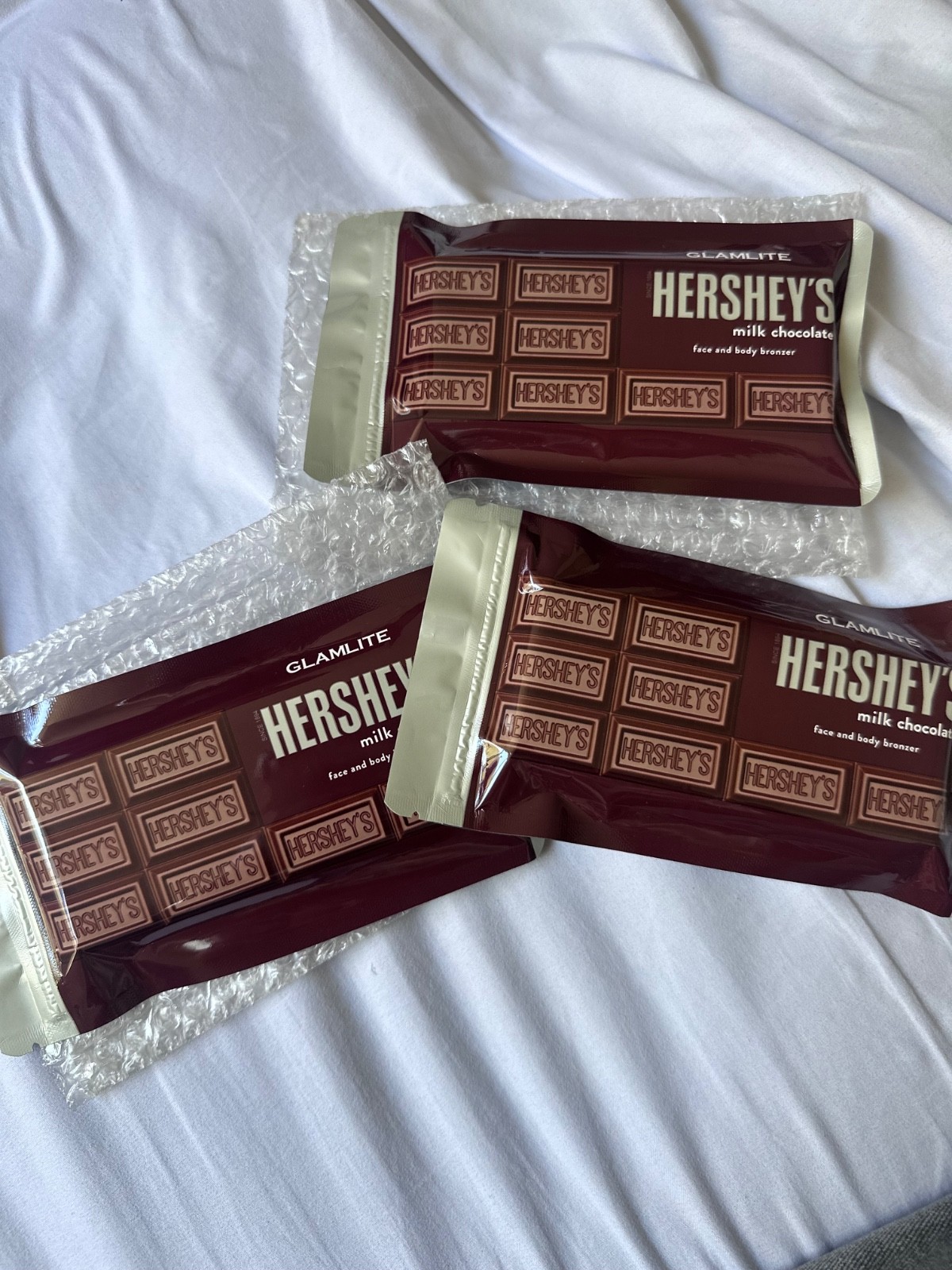 GlamLite Hershey's Milk Chocolate Face and Body Bronzer (New)