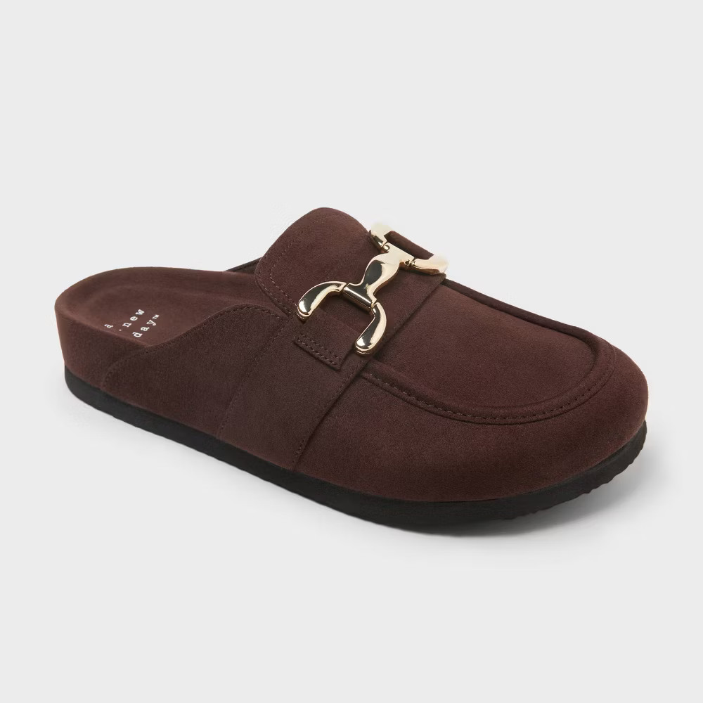 A New Day Women\'s Beritt Comfort Slip-On Shoes Memory Foam - Chocolate