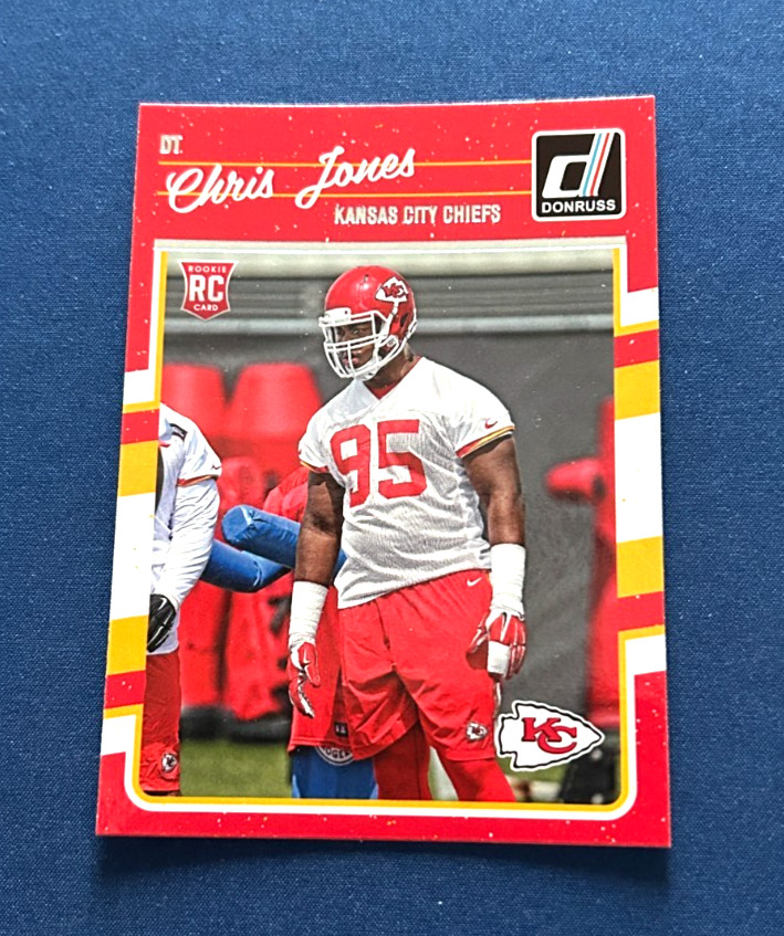 2016 Donruss Football Chris Jones Rookie Card #309 Set Break NM