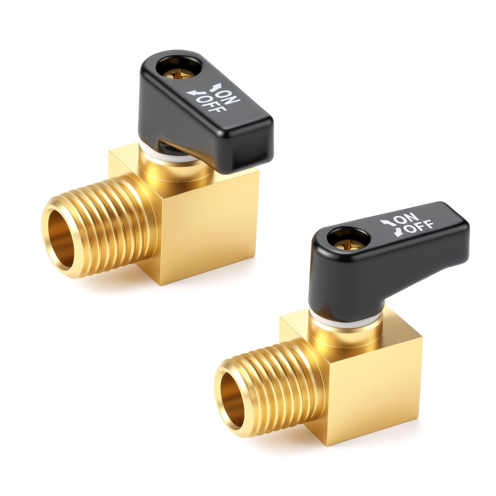 2PCS Brass Air Compressor Drain Valve 1/4\
