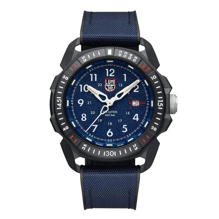 Luminox ICE-SAR Arctic Man\'s Navy Dial Rubber Strap Watch - XL.1003.ICE NEW