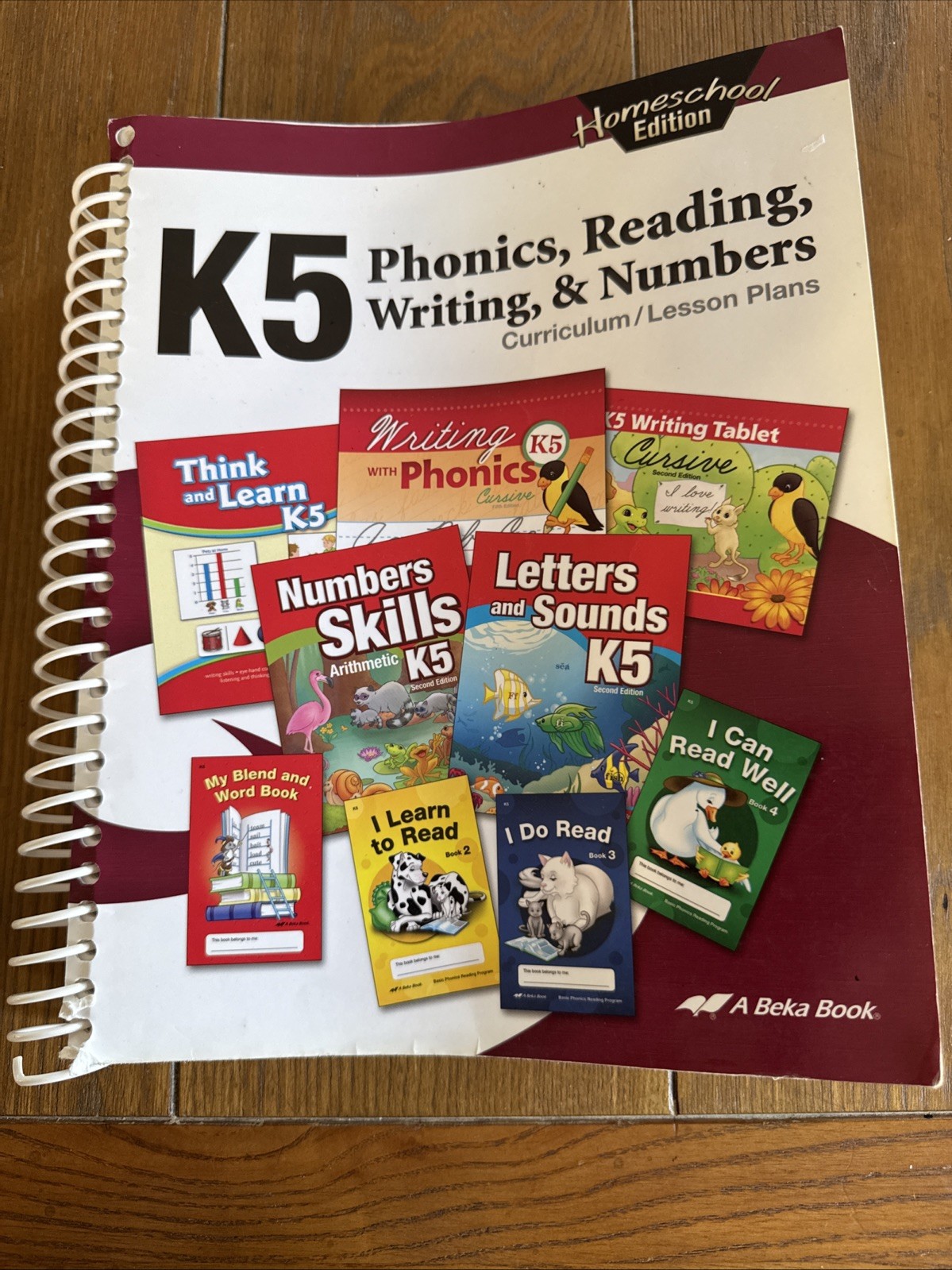 ABeka Homeschool K5 Phonics, Reading Writing and Numbers Curriculum Lesson Plans