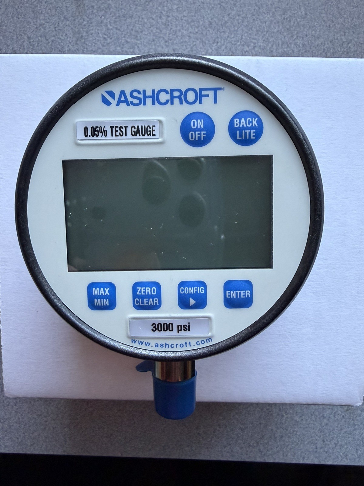 Ashcroft Digital Test Gauge Model Number: 302089SD02LXB13000 ( 3000 psi ) NEW Ashcroft Digital Test Gauge Model Number: 302089SD02LXB13000 ( 3000 psi ) NEW