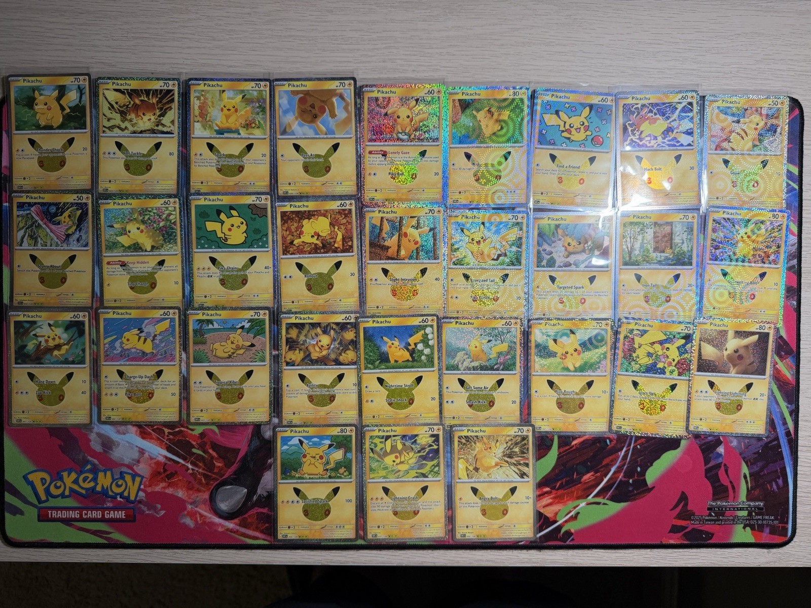 Pokemon 30th Celebration Pikachu Full Set (1-30) English Pokemon 30th Celebration Pikachu Full Set (1-30) English
