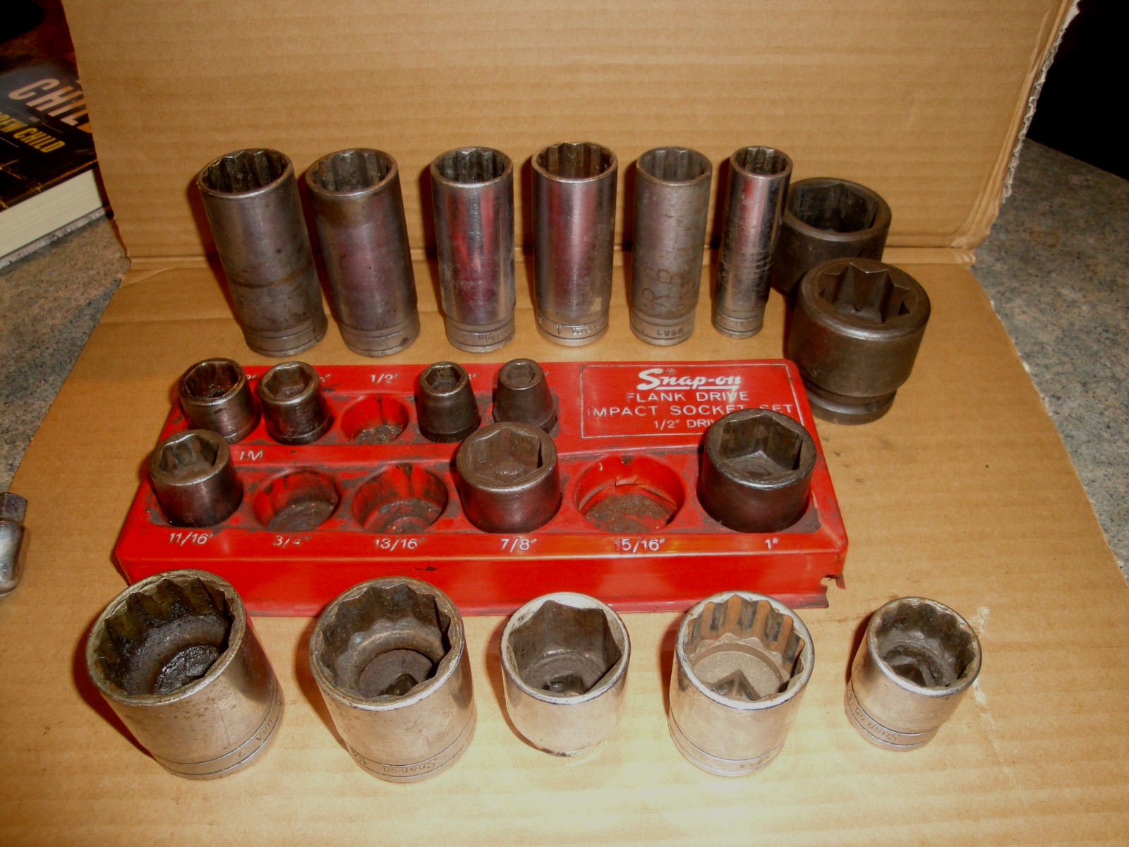 Snap-On and MAC tools  Impact Sockets, other Sockets Lot of 20 pieces