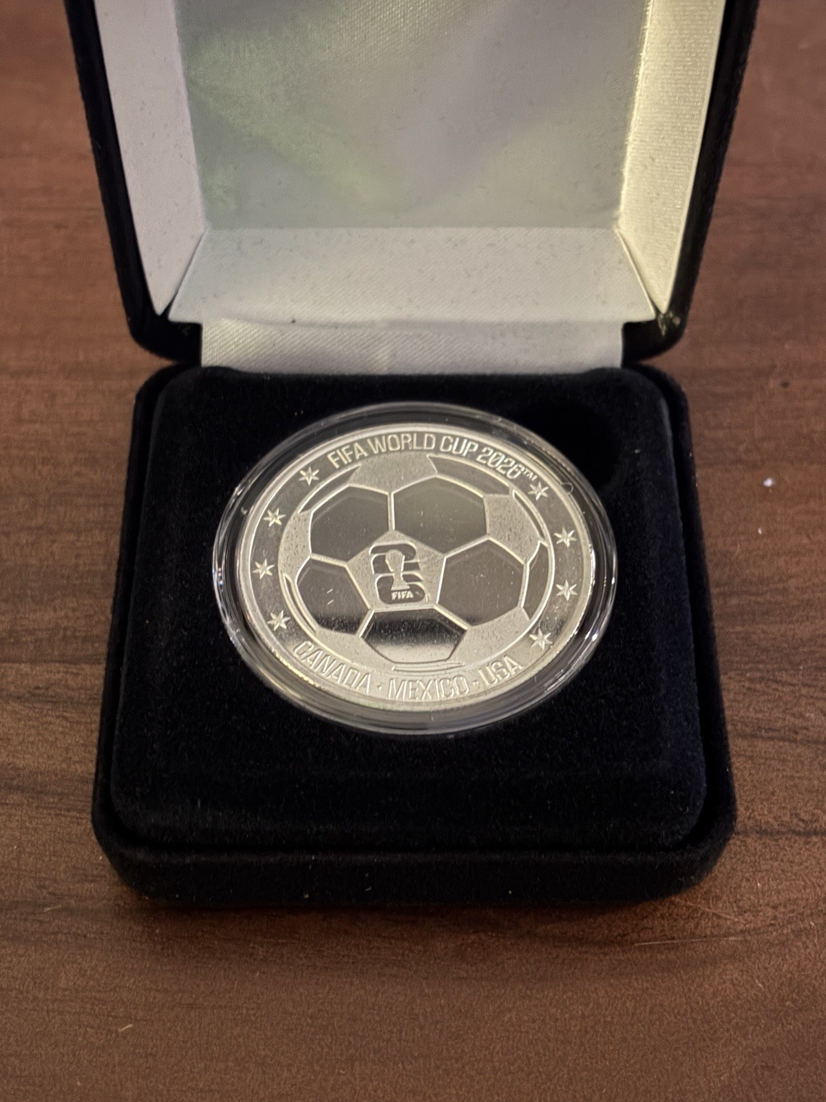 2026 FIFA WC VIP Commemorative Silver Coin - Round Of 16 Collectible