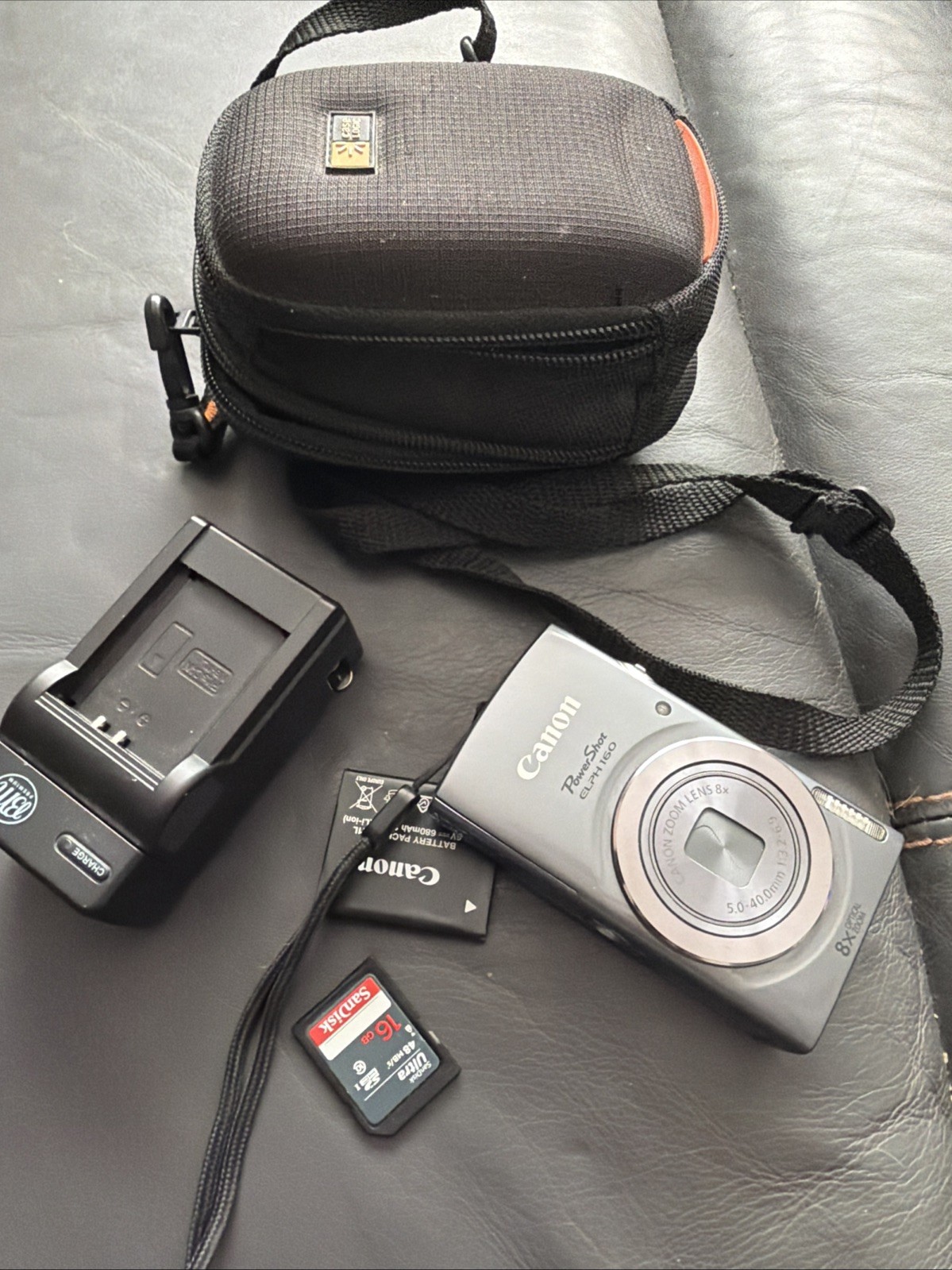 Canon PowerShot ELPH 160 HS Point & Shoot Camera 20.2MP 8x Zoom Clean 16GB Canon PowerShot ELPH 160 HS Point & Shoot Camera 20.2MP 8x Zoom Clean 16GB