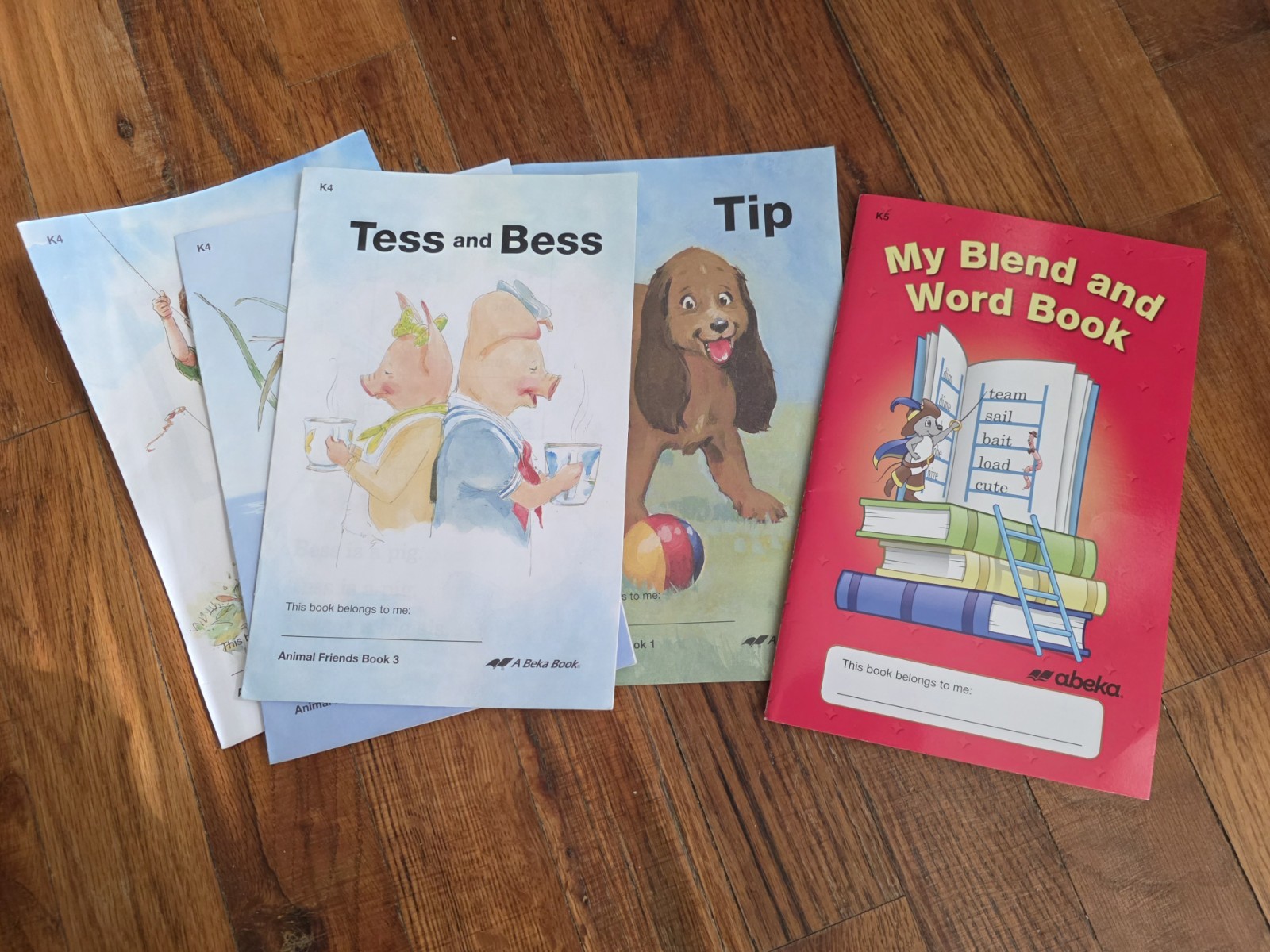 Abeka K5 Blend Book And 4 Reading Books Unused