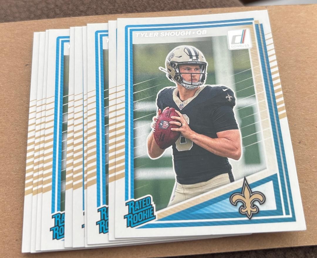 Lot of 25 2025 Donruss TYLER SHOUGH SAINTS # 304