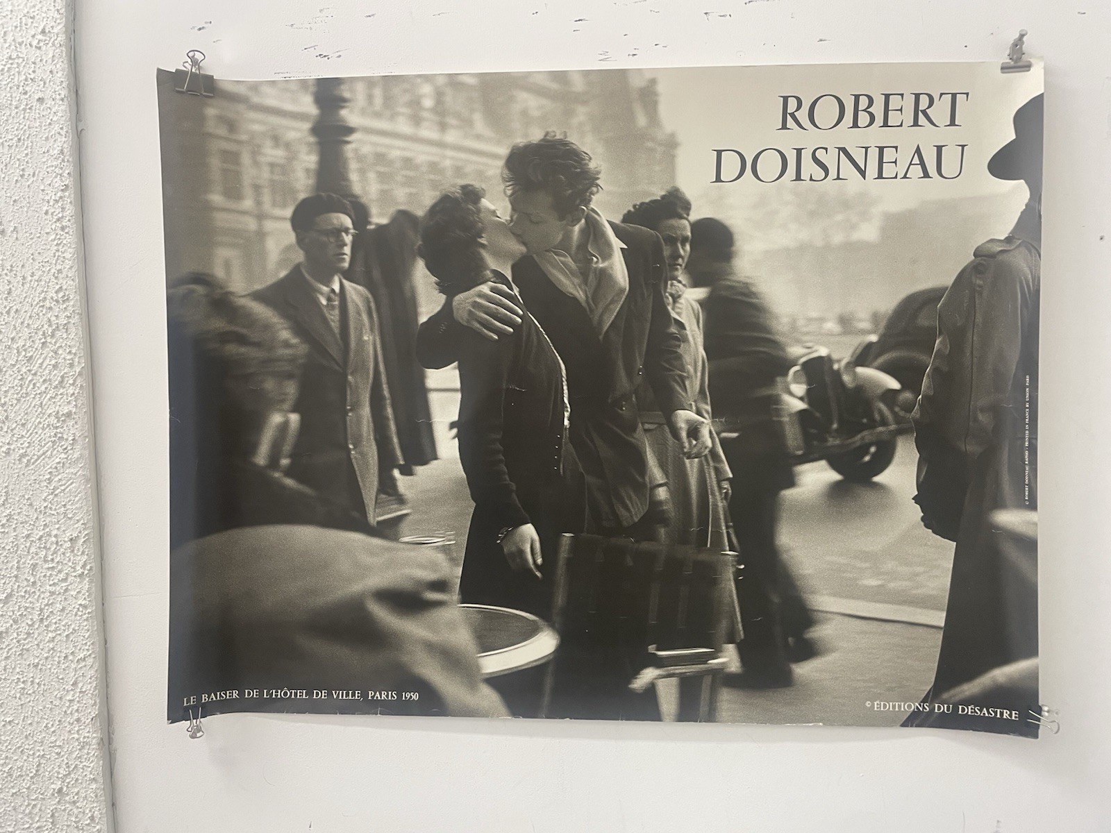 ROBERT DOISNEAU,LE BAISER,1950,RARE AUTHENTIC 1980\'s ART PRINT, LAST ONE