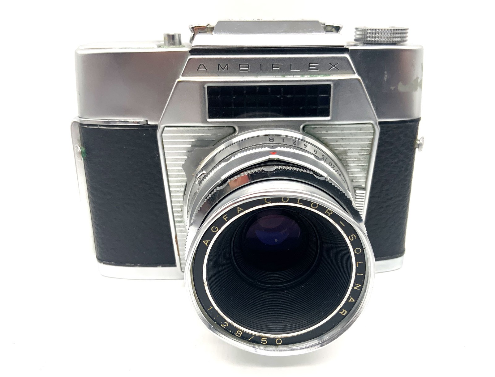 EasyBuy Agfa Ambiflex SLR 50mm f/2.8 Color-Solinar 35mm Silver Analog Body