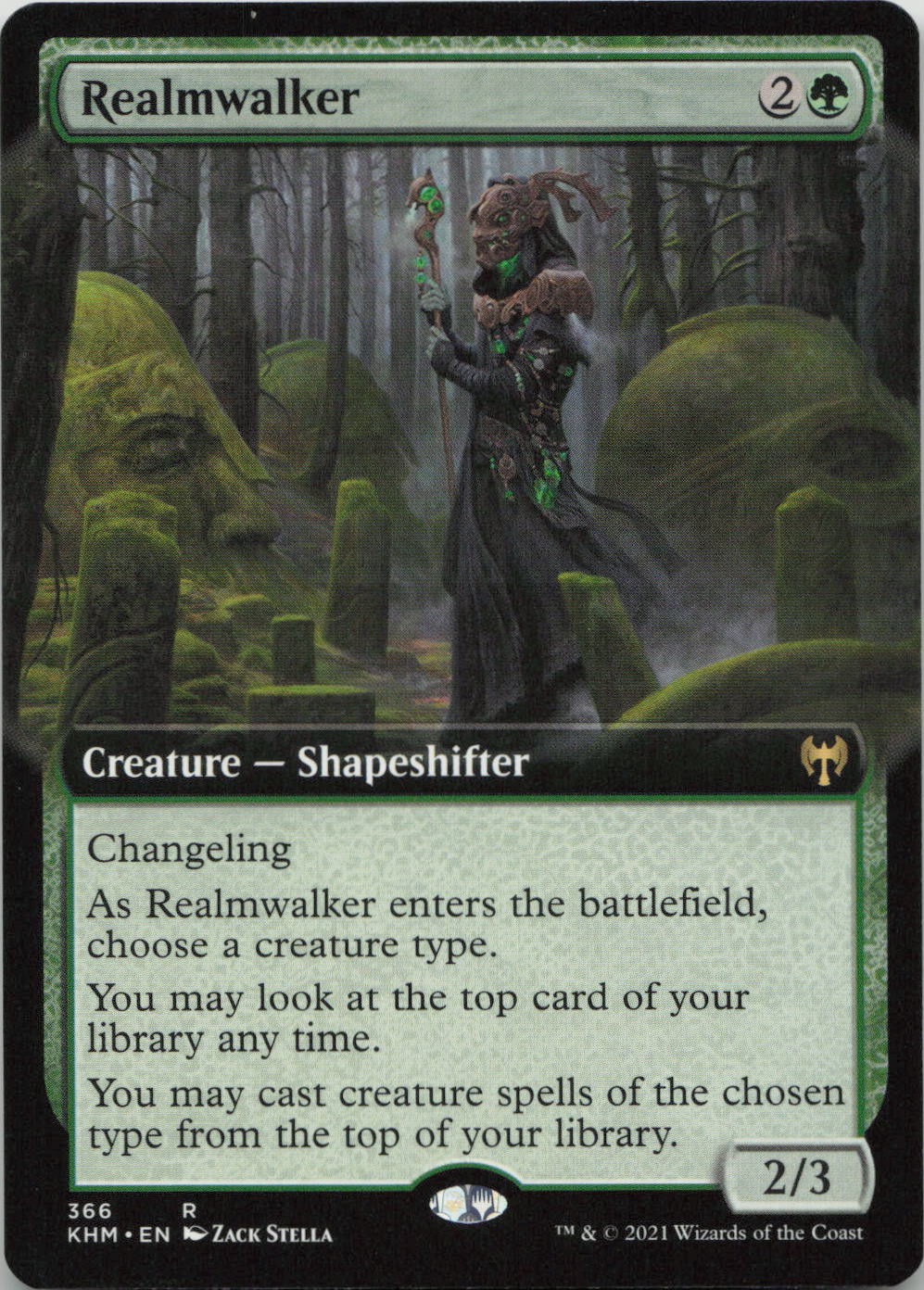 Realmwalker (Extended Art) R Kaldheim 366 LP-NM MTG
