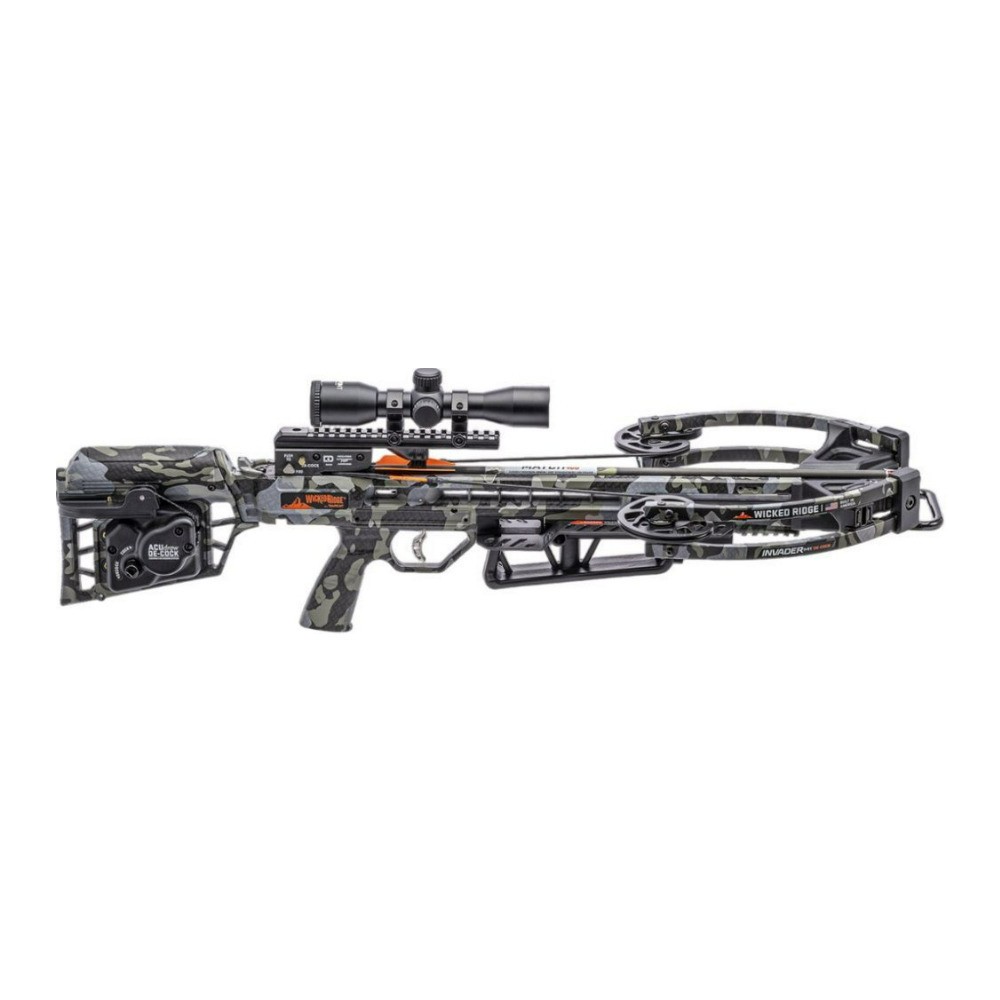 TenPoint Invader M1 De Cock Crossbow 70 Yard Pro View 400 Lighted Scope Hunting