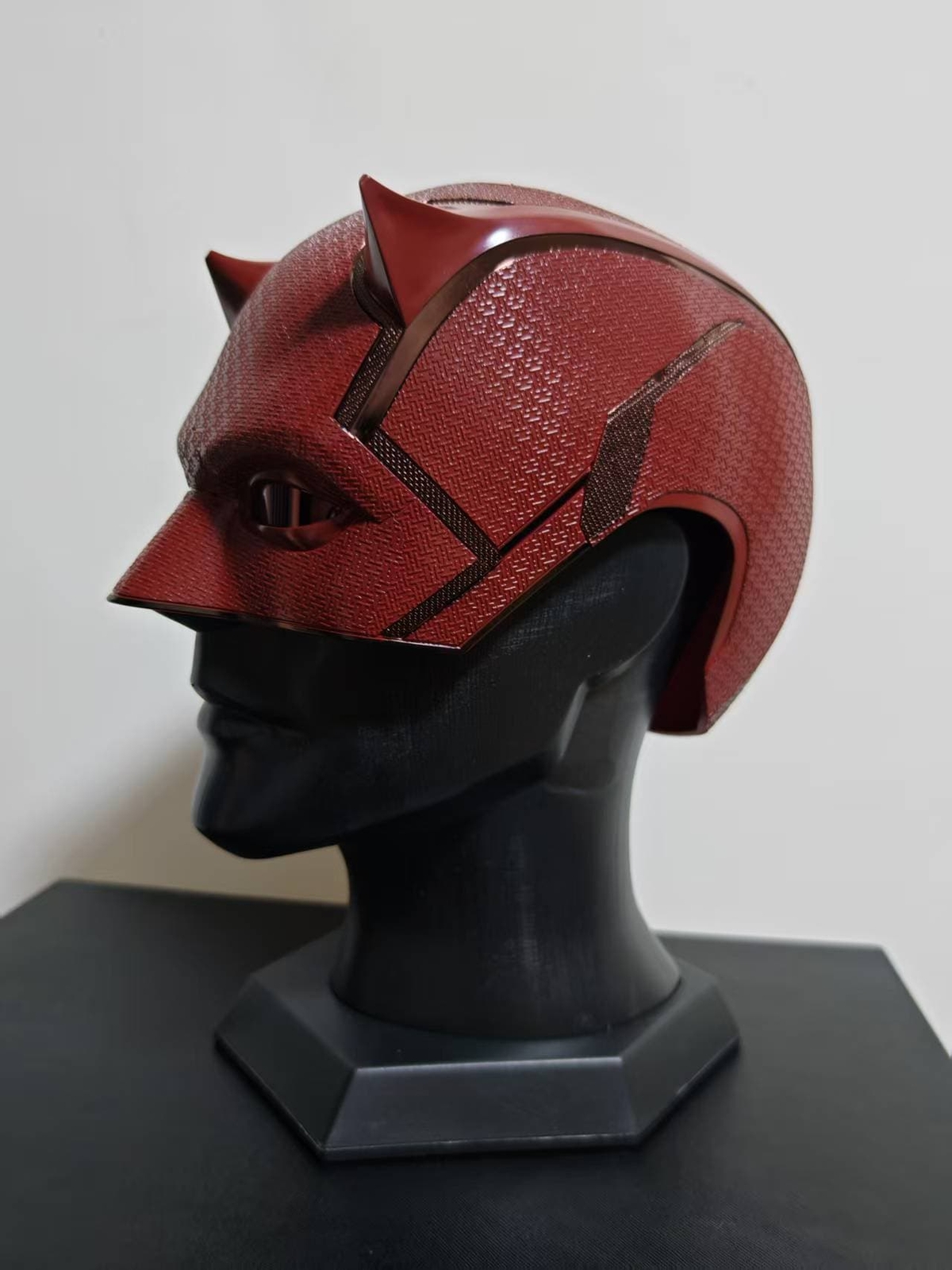 1:1 Daredevil Adult Mask Wearable 3D Red Mask ABS Lifelike Transparent Glasses 1:1 Daredevil Adult Mask Wearable 3D Red Mask ABS Lifelike Transparent Glasses