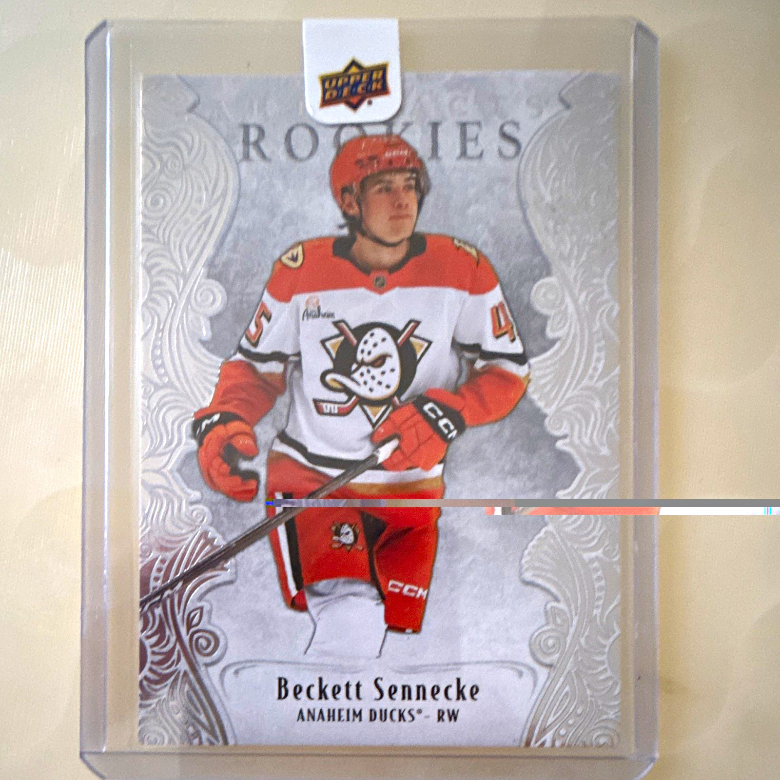 Upper Deck 2025-26 Artifacts Rookies Rookie Beckett Sennecke #201 Ducks Upper Deck 2025-26 Artifacts Rookies Rookie Beckett Sennecke #201 Ducks