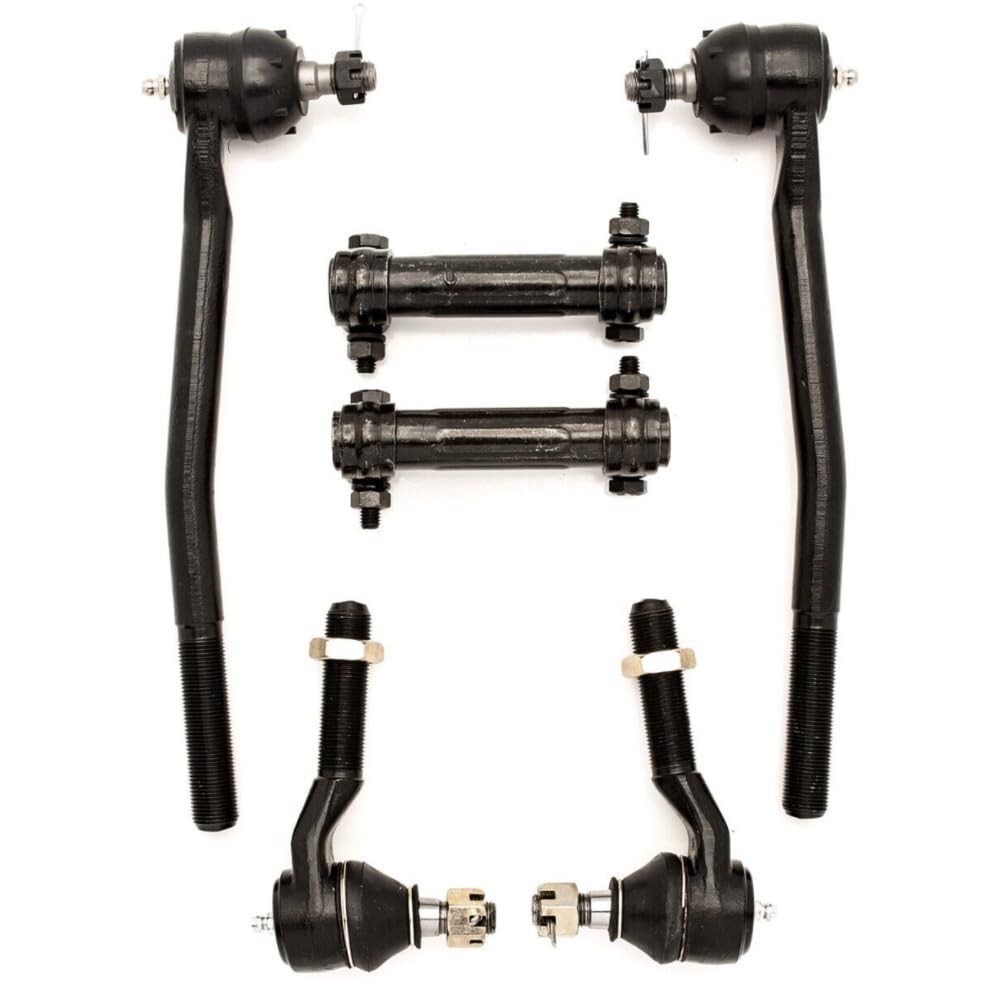 Tie Rod End Kit Front L/R Black 1969-1970 Ford Mustang 5.0L/7.0L TREIOSRKF1FM6B