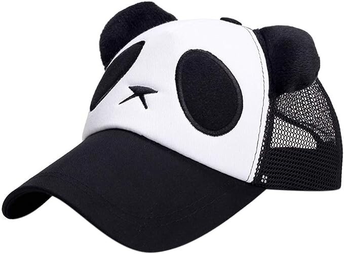 Mesh Panda Baseball Cap Adjustable Kids/Adult Breathable Summer Sun Hat Snapback Mesh Panda Baseball Cap Adjustable Kids/Adult Breathable Summer Sun Hat Snapback