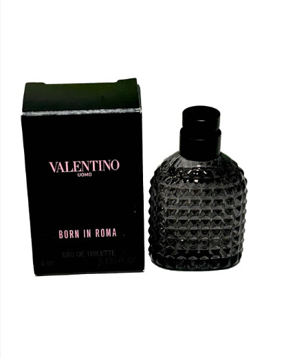 NEW Valentino Uomo Born in Roma EDT 4ml Mini - 100% Authentic