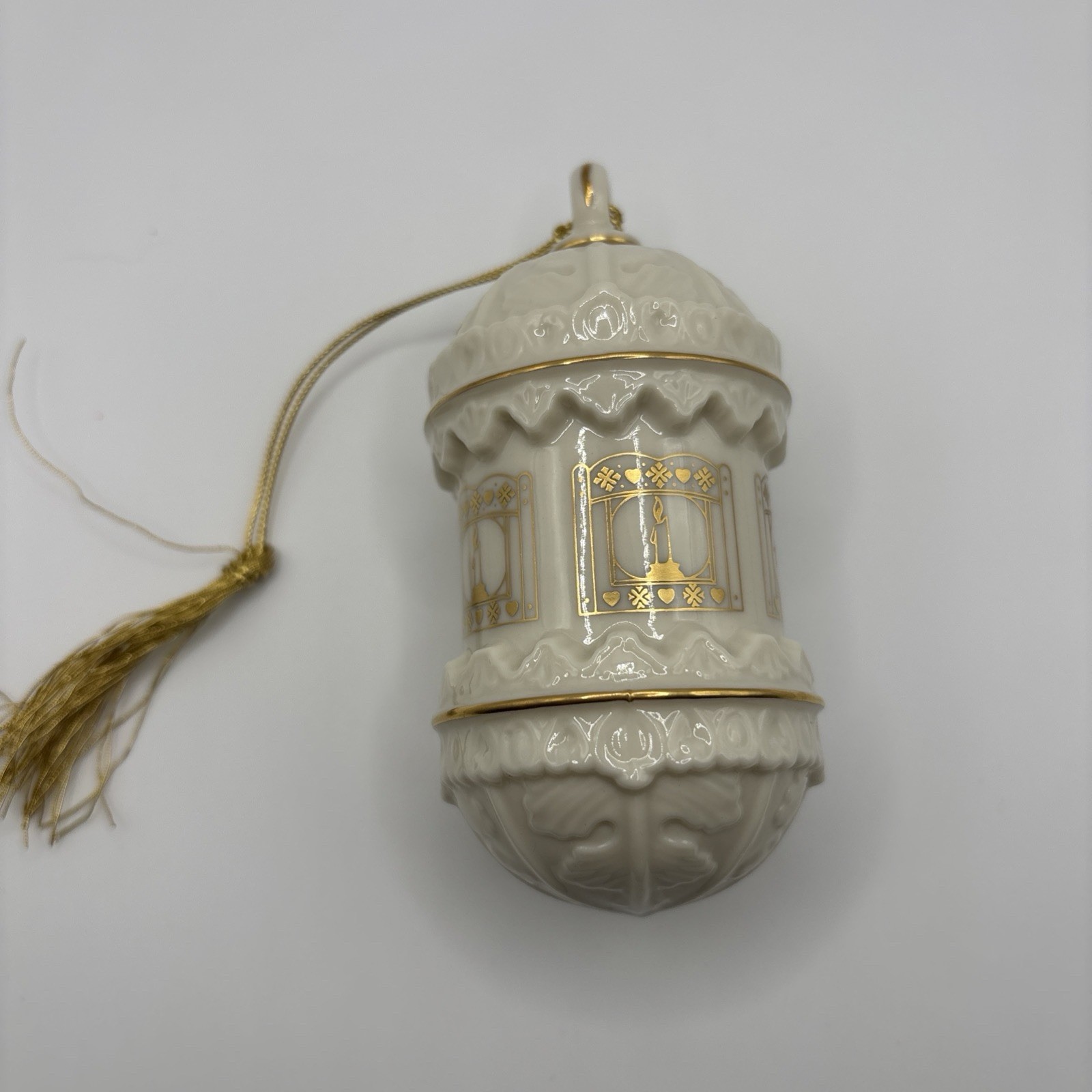 Vintage Lenox Annual Lantern Christmas Ornament in Box 1993 24k Gold Vintage Lenox Annual Lantern Christmas Ornament in Box 1993 24k Gold