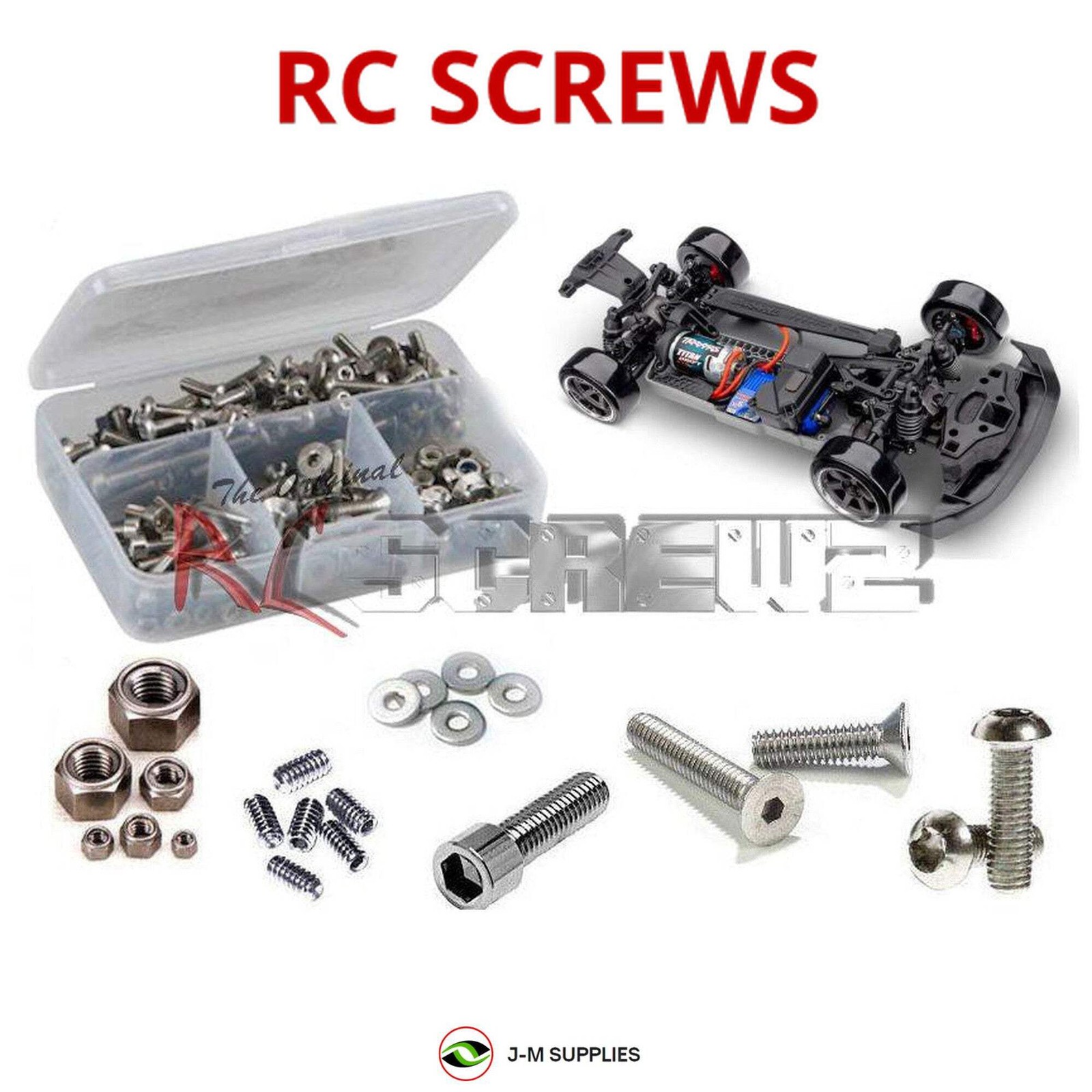 RCScrewZ Stainless Screw Kit tra126 for Traxxas 4-Tec Drift (105237-4) | KIT