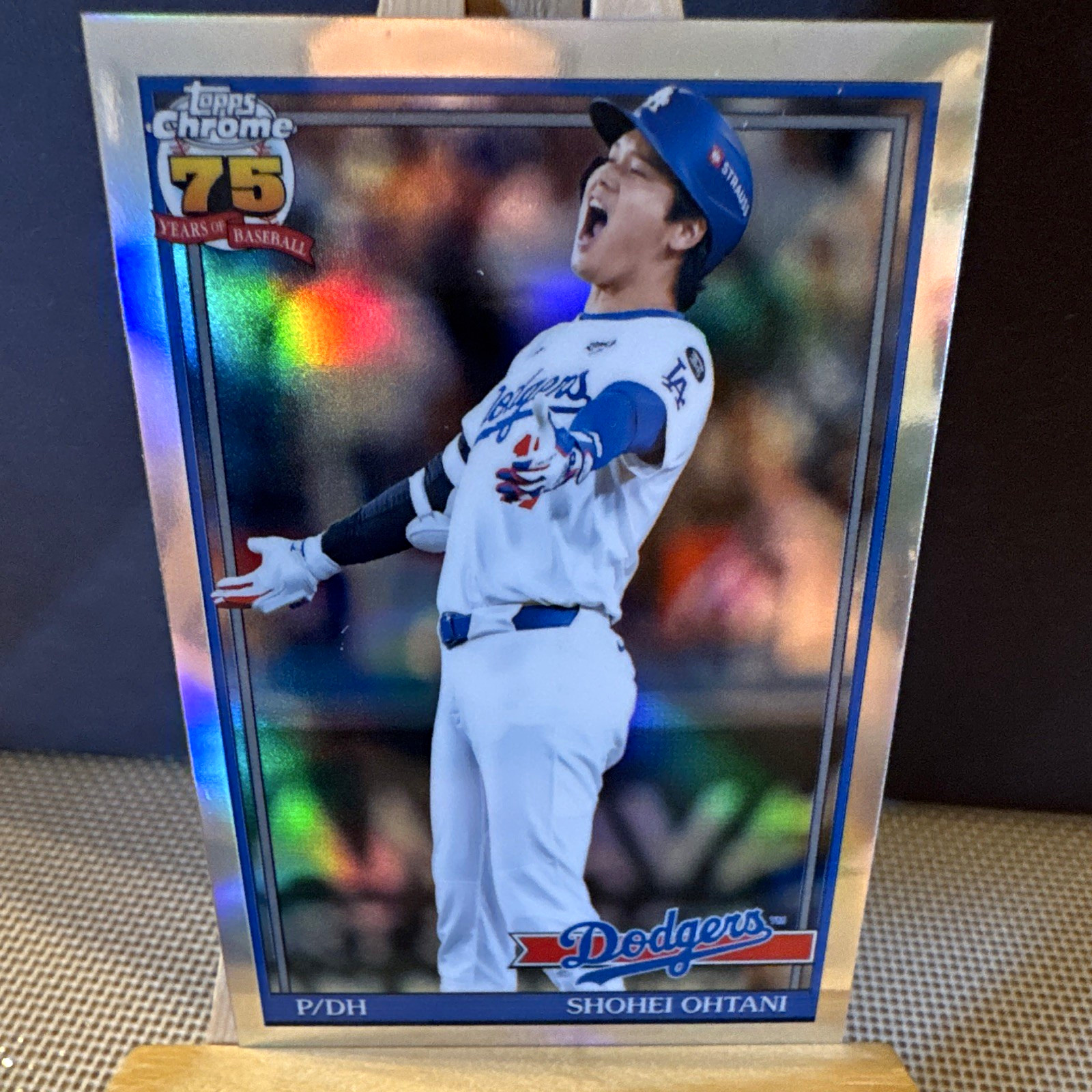 Topps Chrome 2024 75th Anniversary Shohei Ohtani Los Angeles Dodgers 91CB-1 Topps Chrome 2024 75th Anniversary Shohei Ohtani Los Angeles Dodgers 91CB-1