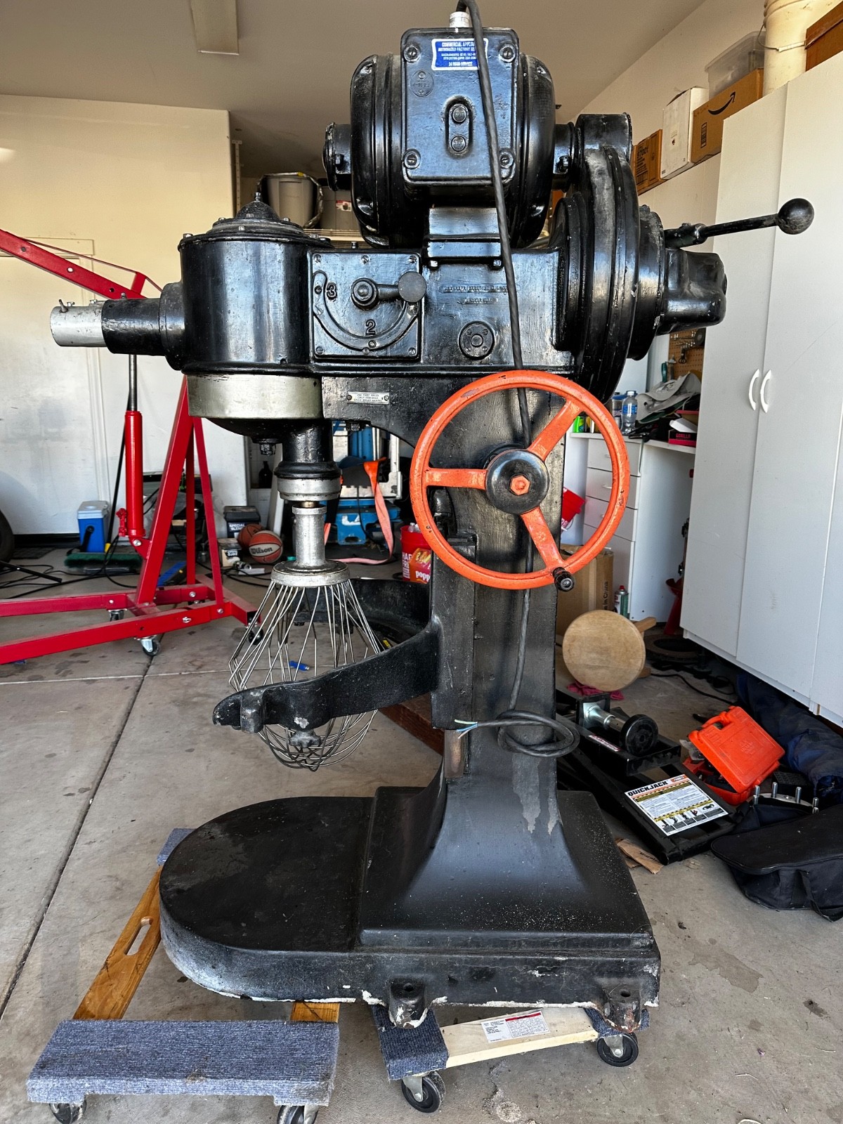 WORKING Vintage 1950s-60s Hobart T-801 Commercial Mixer Single Phase WORKING Vintage 1950s-60s Hobart T-801 Commercial Mixer Single Phase