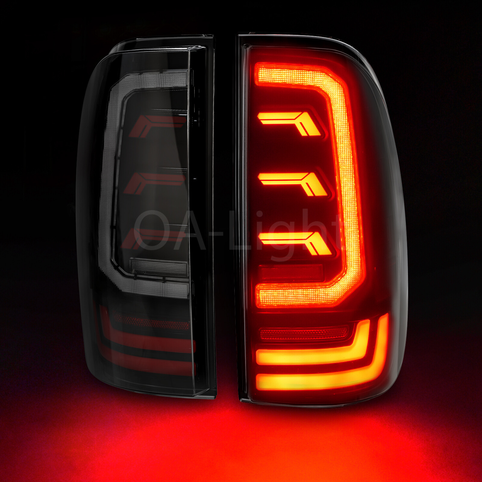 Smoke For 2008-2016 Ford F250 F350 F450 Super Duty LED Tail Lights Brake Lamps