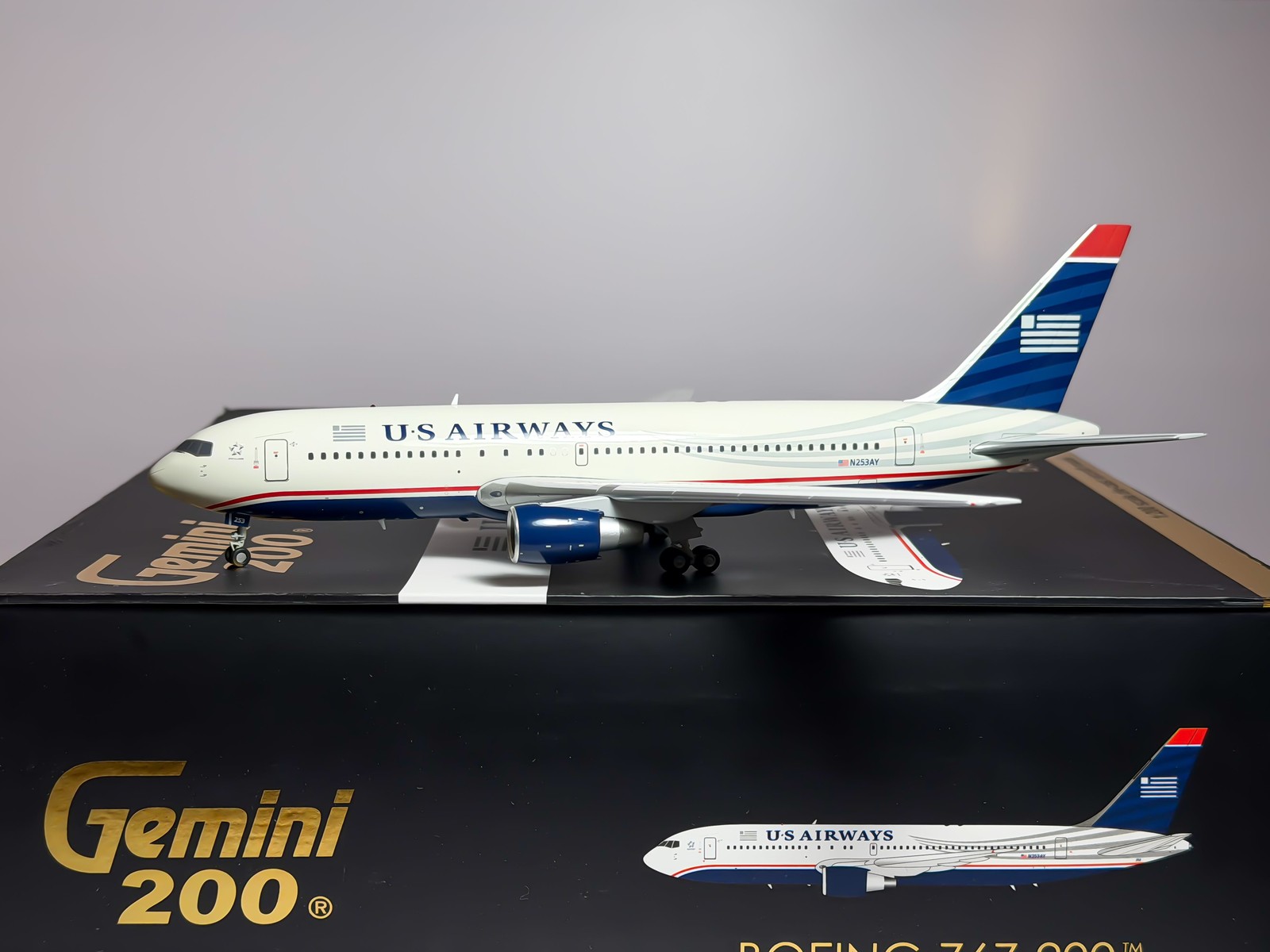 USAir Boeing 767-200 1:200 Gemini Jets N253AY (G2USA257) USAir Boeing 767-200 1:200 Gemini Jets N253AY (G2USA257)