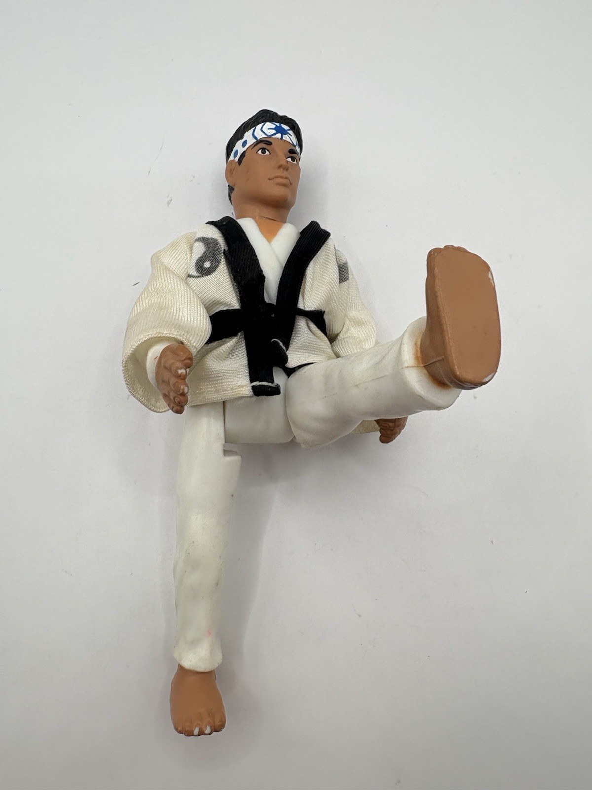 Vintage 1986 Remco Karate Kid Daniel LaRusso Cobra Kai Action Figure 1980s Toy