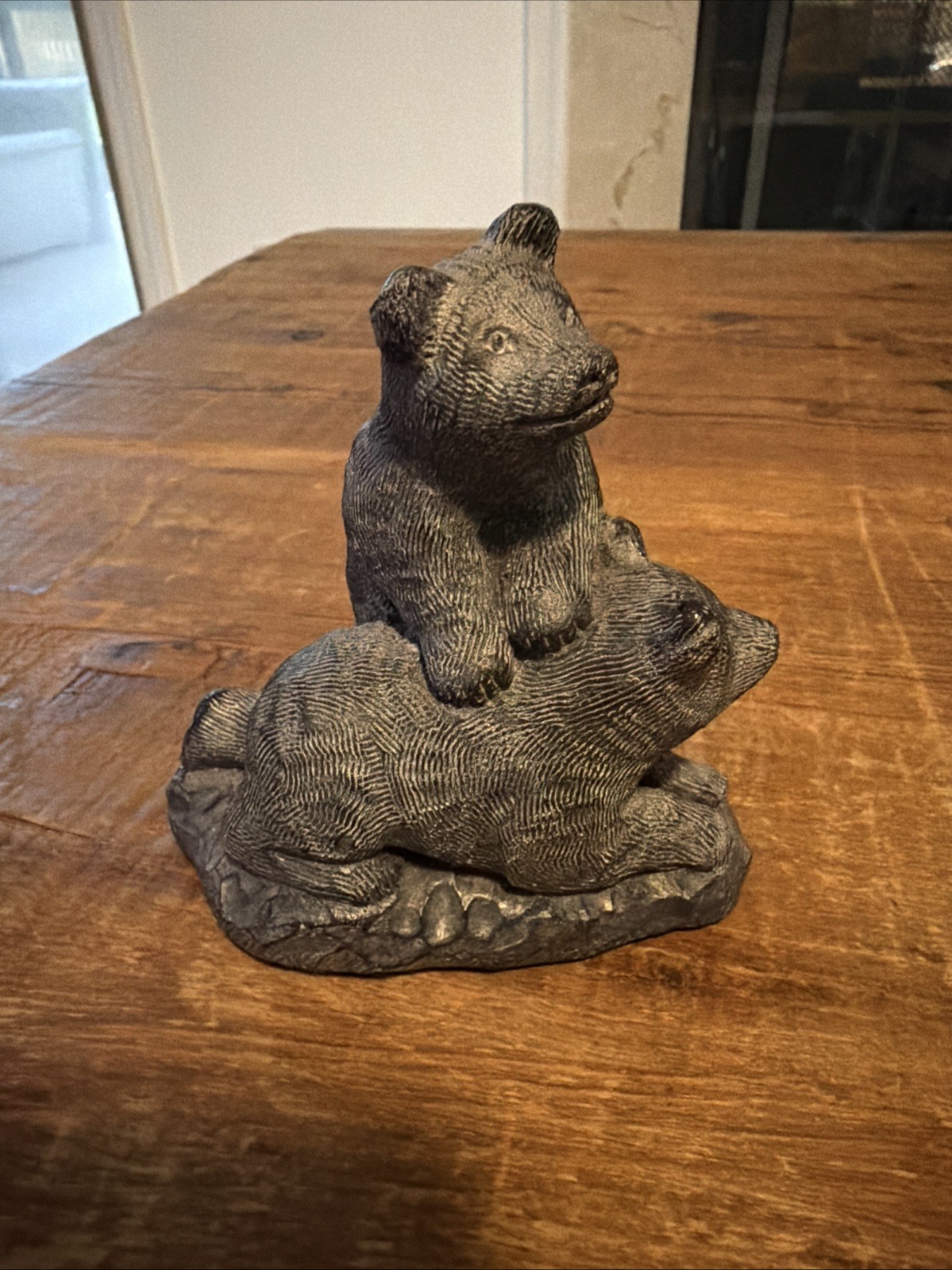 Vintage A WOLF ORIGINAL Bear Figurine Hand Made in Canada