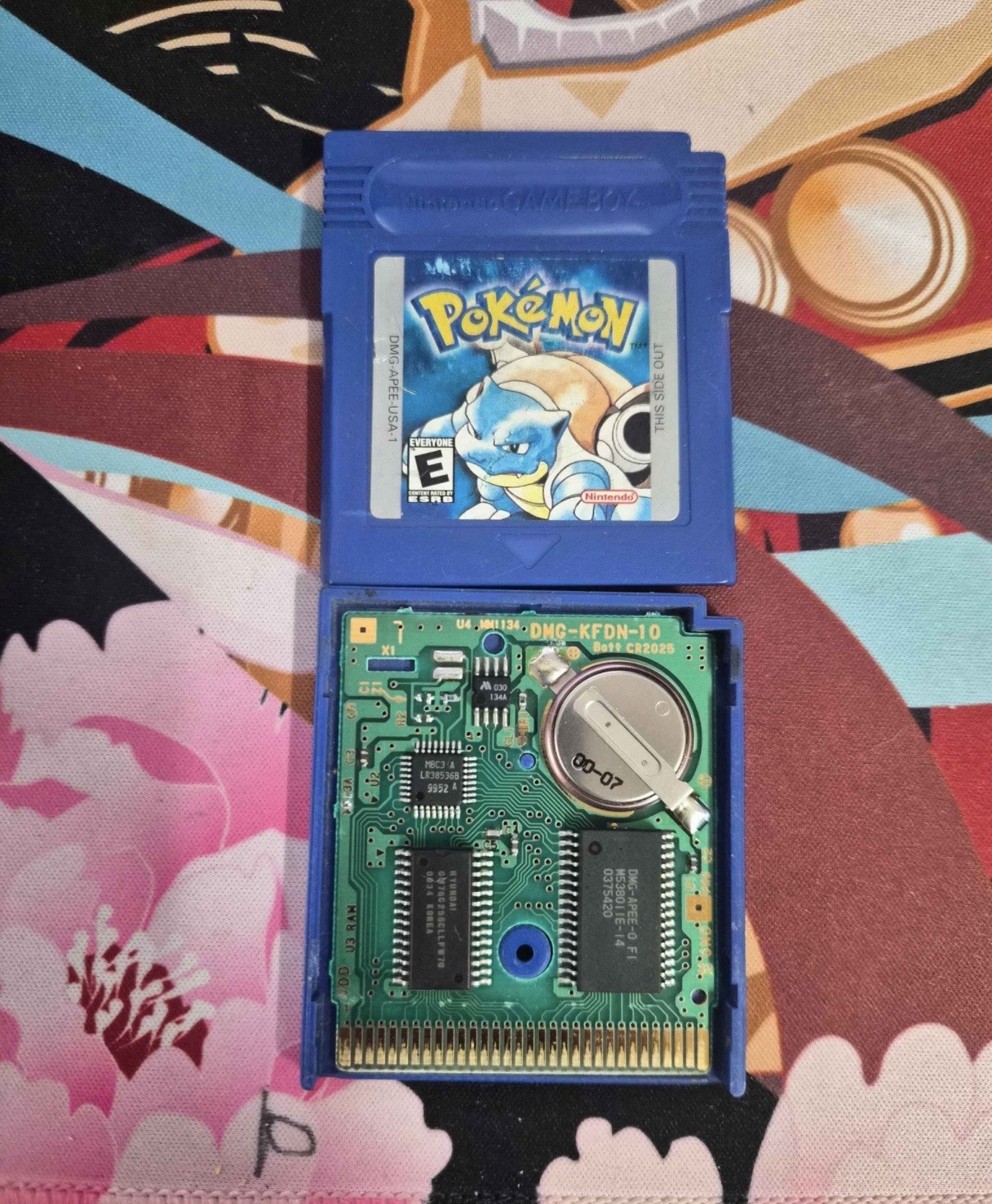Pokemon Blue Version (Game Boy, 1998) Cartridge Only Tested Working Saves