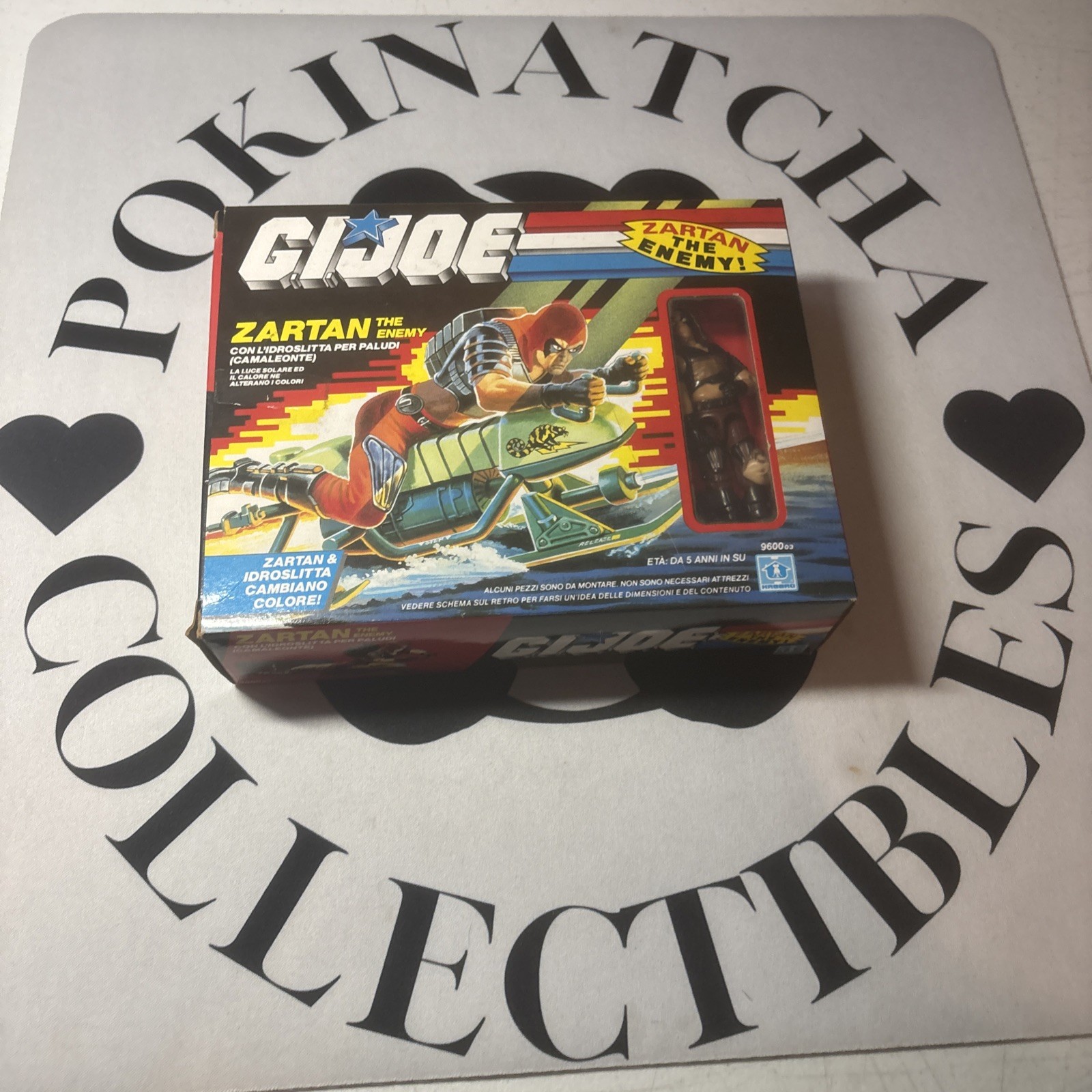 1986 Hasbro GI JOE - Italian/Ireland - ZARTAN & SWAMP SKIER Sealed (please read)