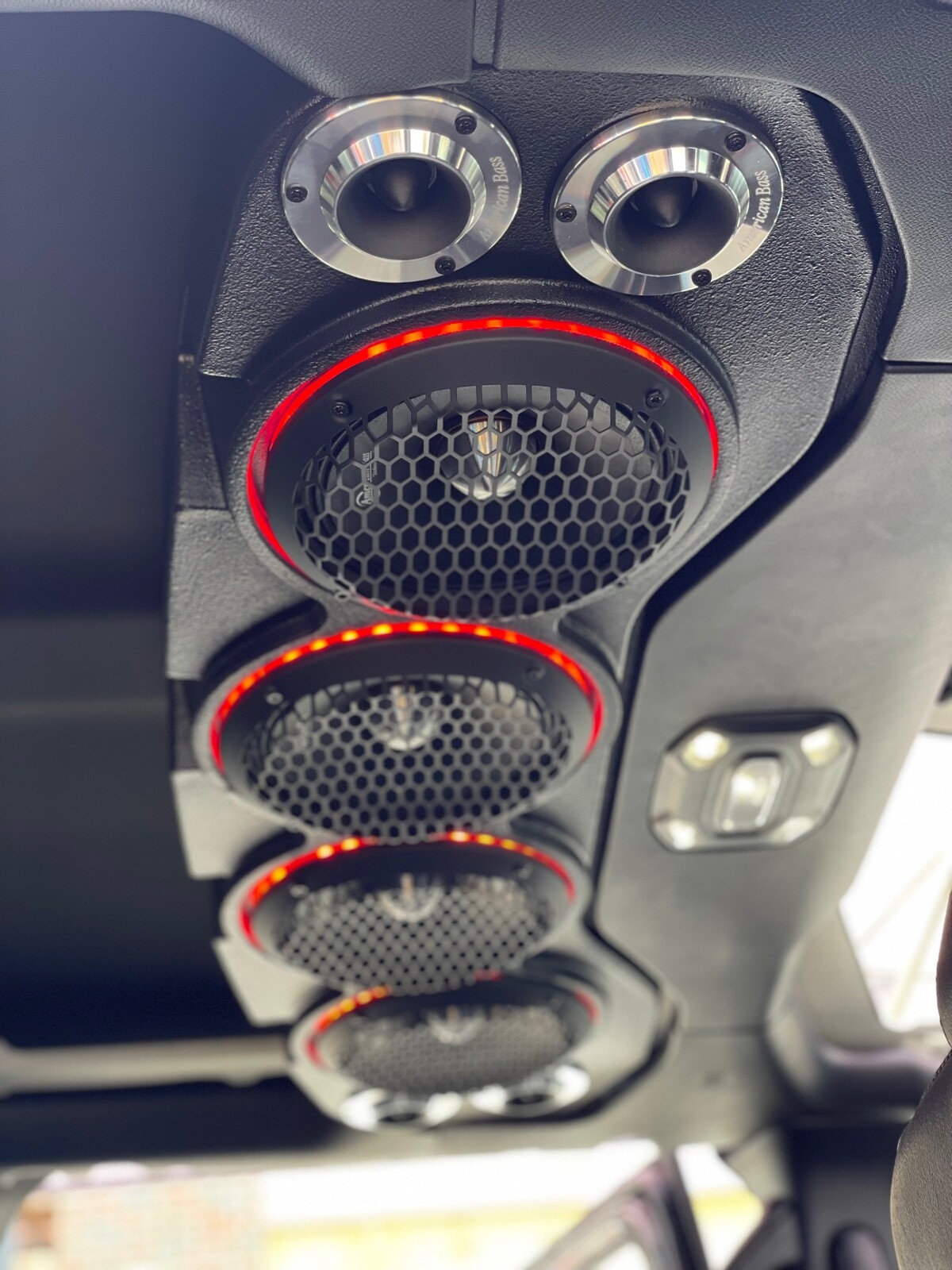 JL & JT American SoundBar Jeep Overhead Audio Empty Enclosure