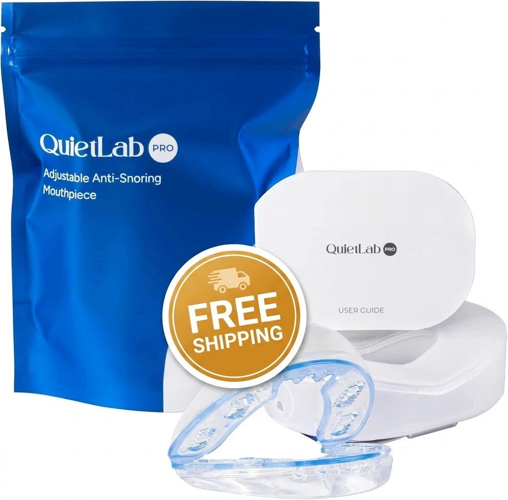 QuietLab Pro Adjustable Anti-Snoring Mouthpiece - BPA-Free Medical ing) QuietLab Pro Adjustable Anti-Snoring Mouthpiece - BPA-Free Medical ing)