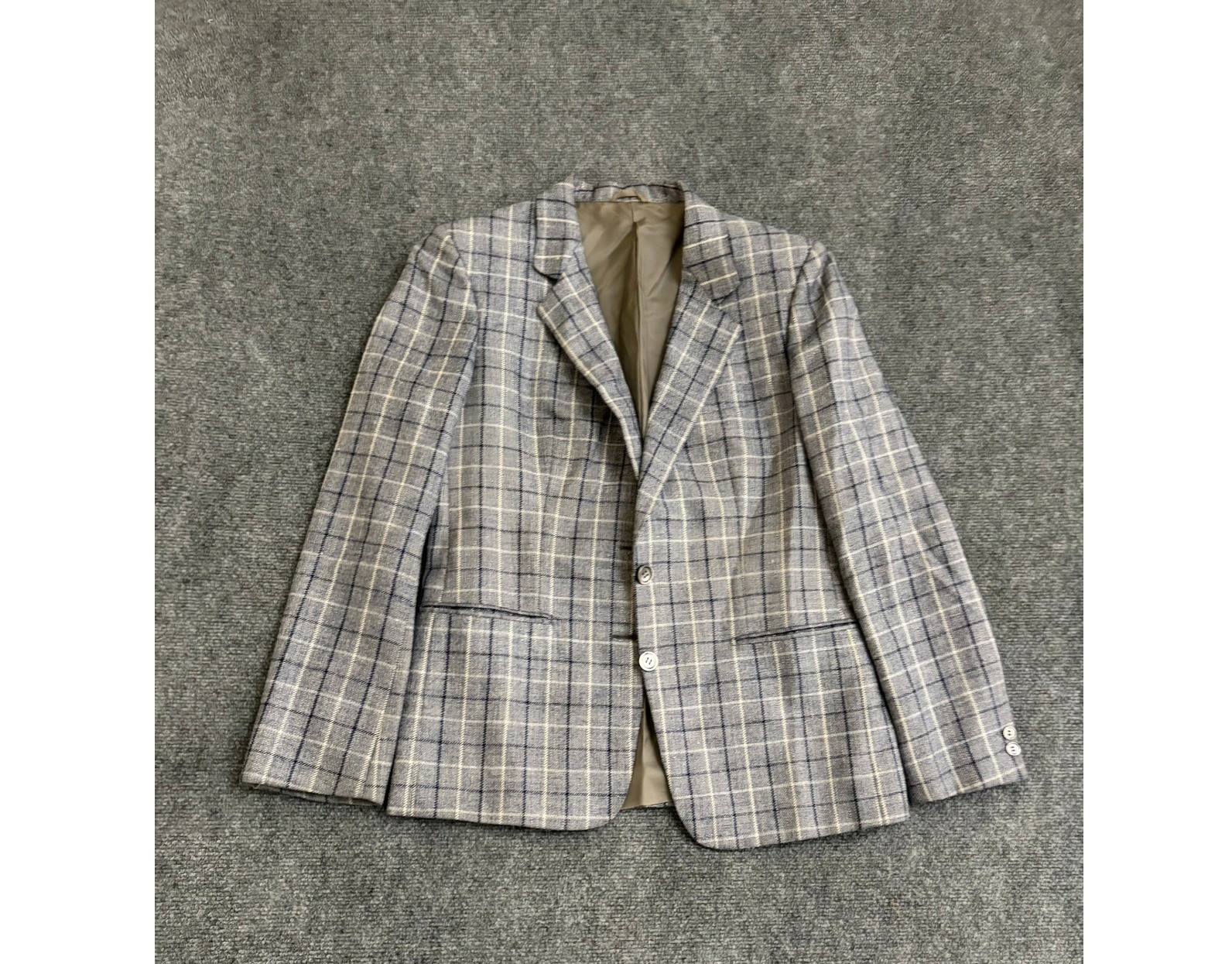 Burberrys Prorsum Mens Blue Plaid Blazer Sport Coat Made in Italy Vintage 42R Burberrys Prorsum Mens Blue Plaid Blazer Sport Coat Made in Italy Vintage 42R