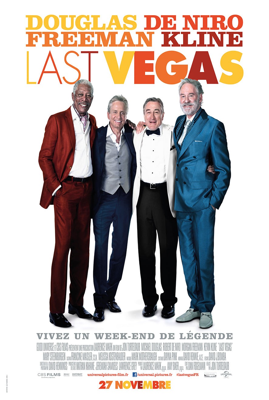 Last Vegas 2013 - Michael Douglas - France - Classic Movie Poster