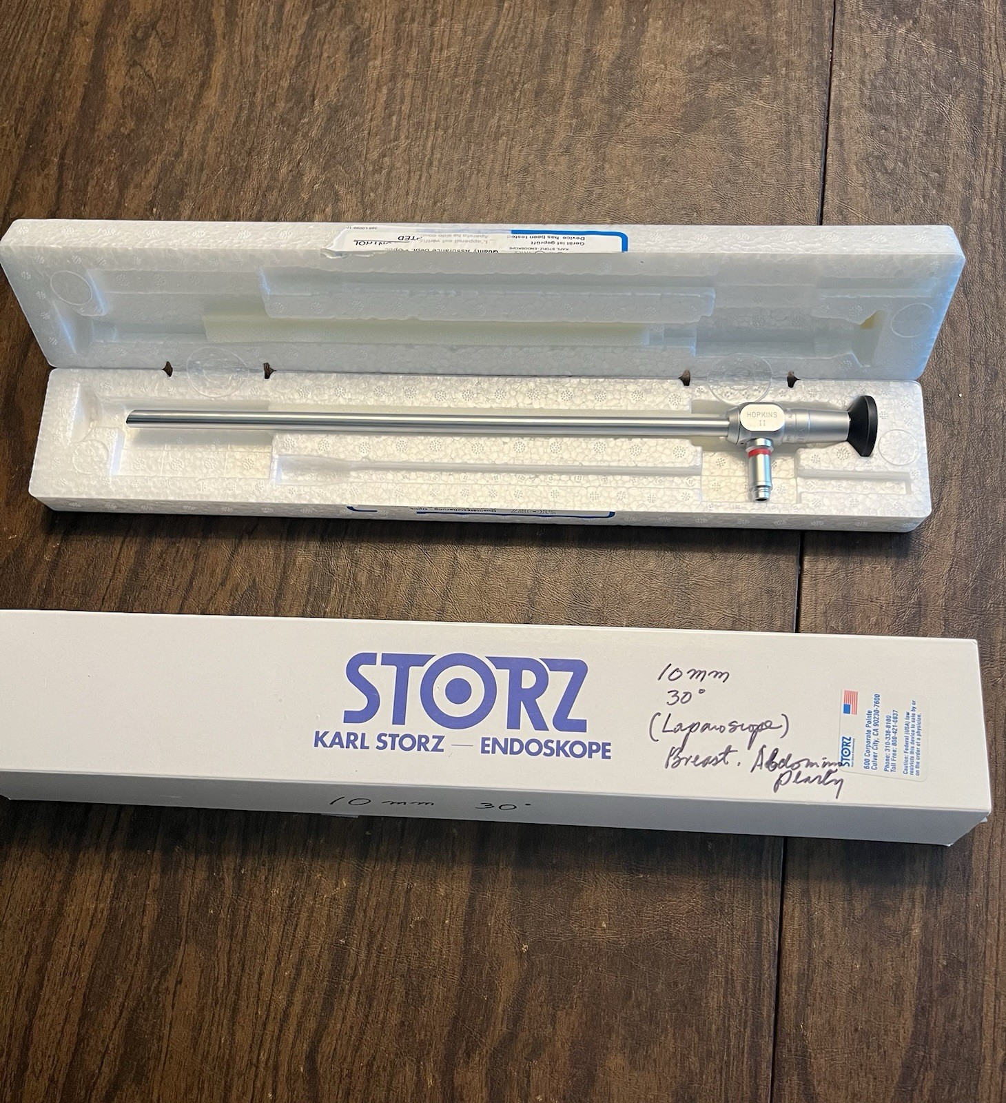 Karl Storz Hopkins II   26003BA   10mm   31 cm   30 Degree Laparoscope. Germany
