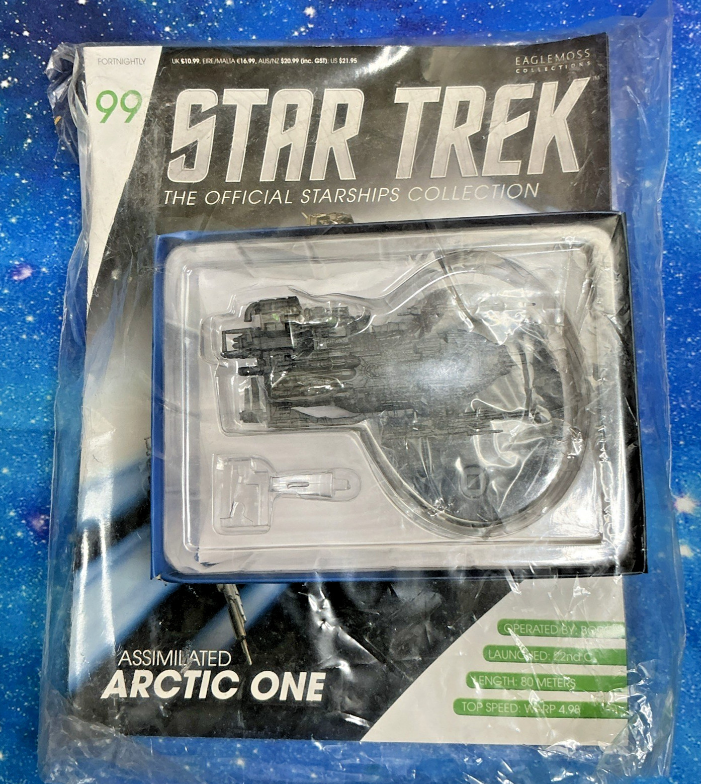 Star Trek Assimilated(BORG) Arctic One Eaglemoss Starships Issue 99 Magazine