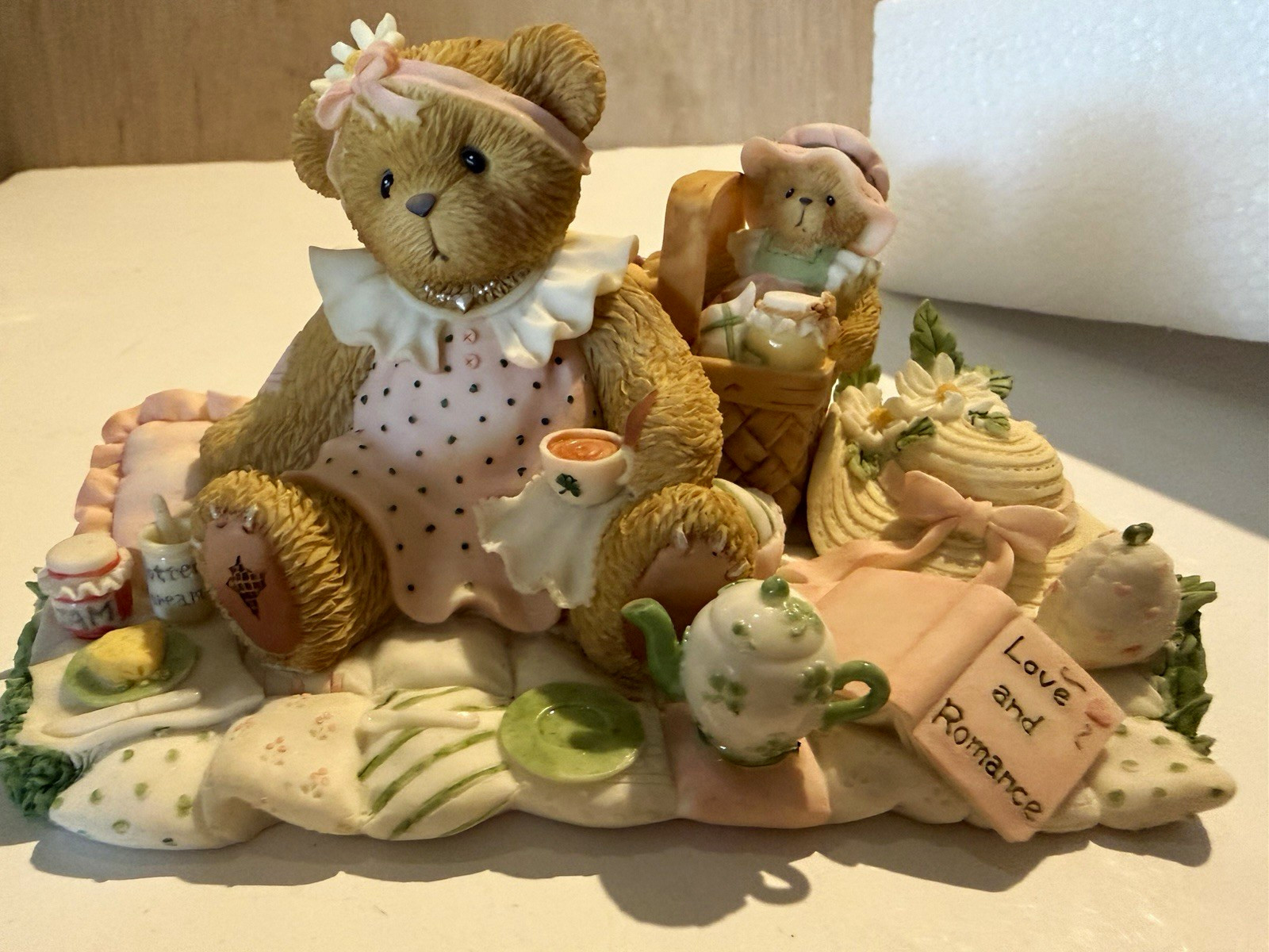 Cherished Teddies Alexandra Resin Bear Figurine Limited Ed 