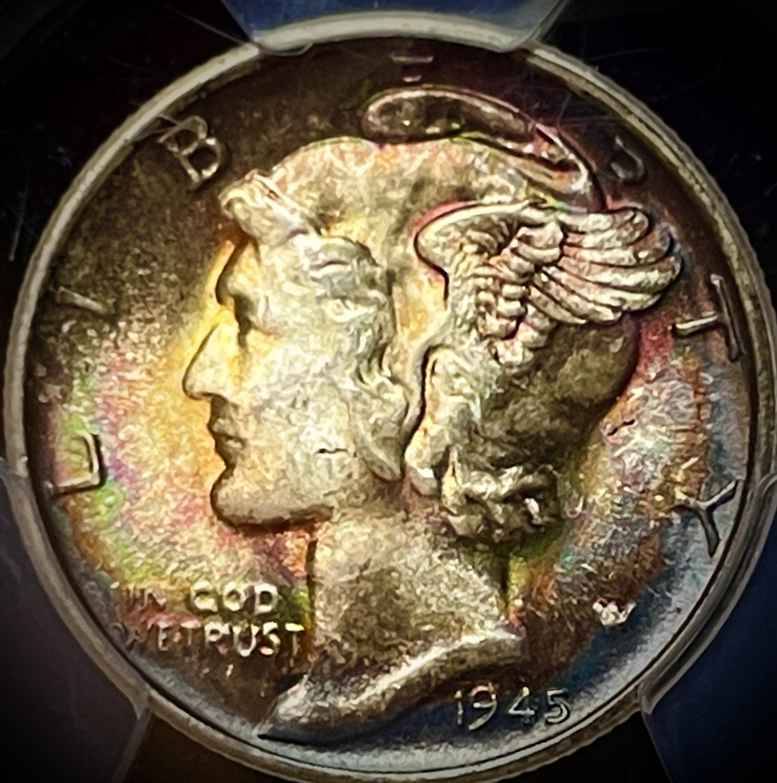 1945-S Mercury Dime.  Micro \