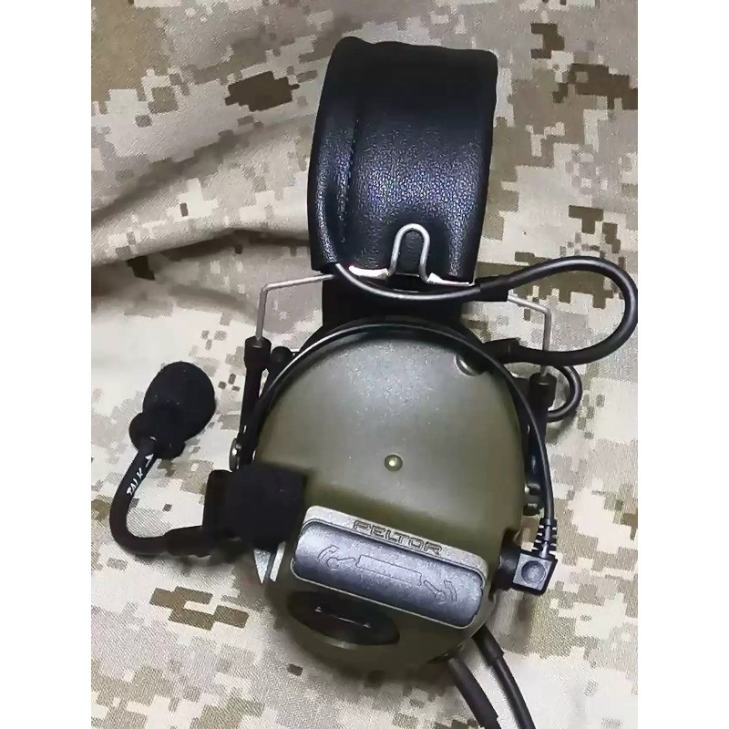 PELTOR Comtac-III C3 Headset Noise Reduction Tactical Green Headphones US STOCK