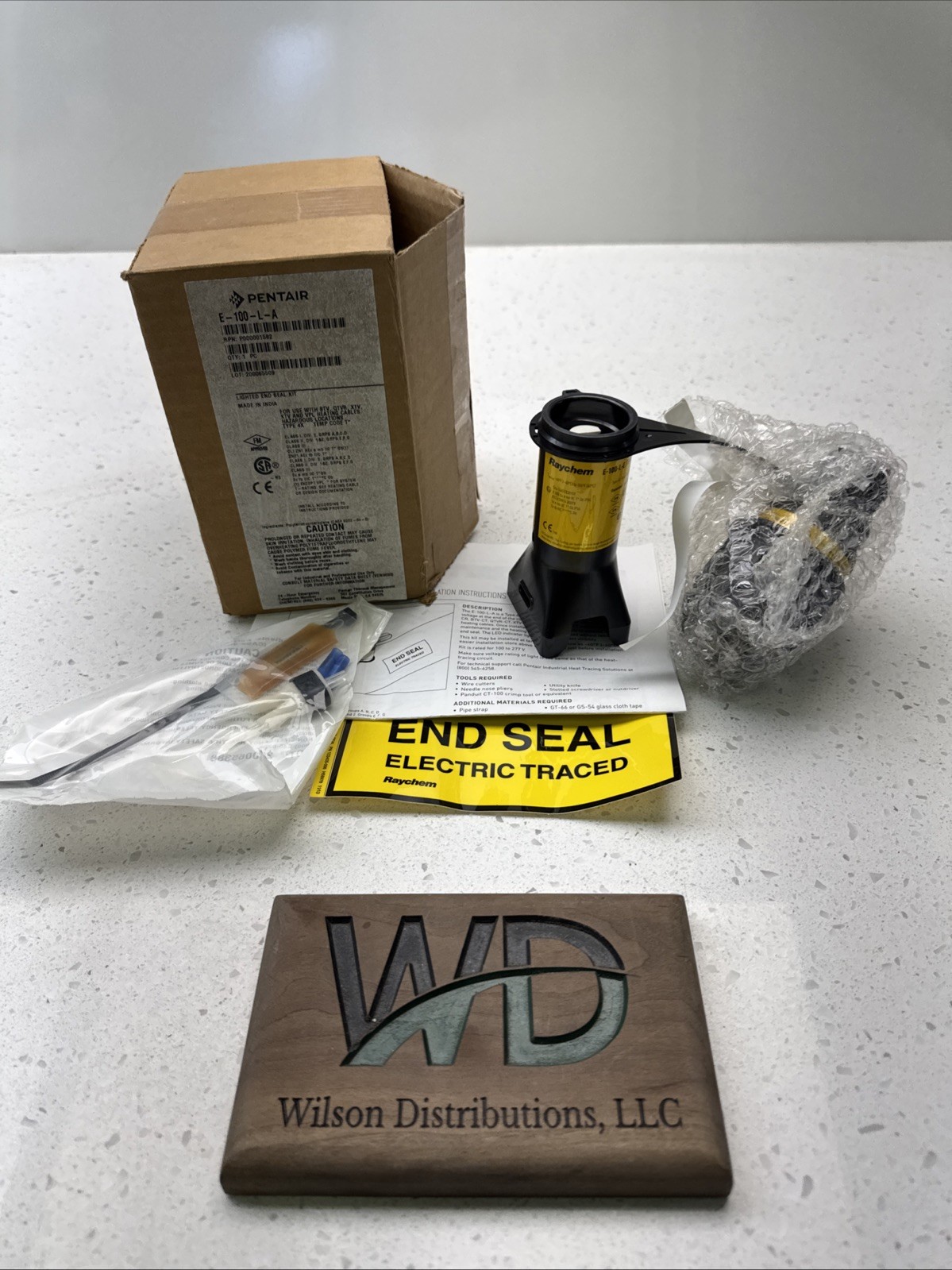 NEW PENTAIR RAYCHEM E-100-L-A / E100LA LIGHTED END SEAL KIT P000001582