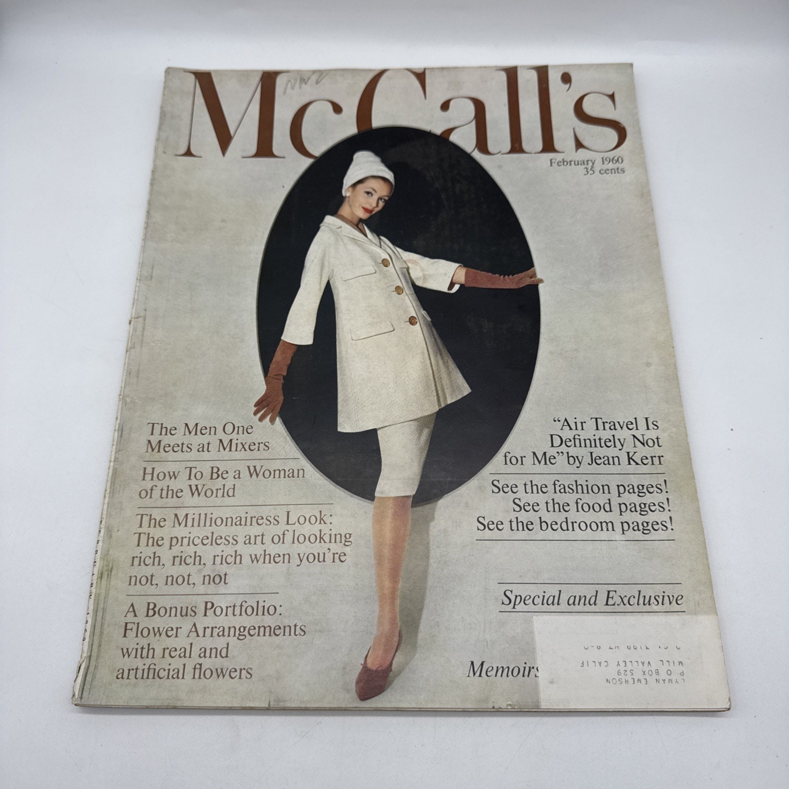 1960 FEBRUARY MCCALL\'S MAGAZINE - NICE FASHION, ADVERTISING, AWESOME MID GRADE 1960 FEBRUARY MCCALL\'S MAGAZINE - NICE FASHION, ADVERTISING, AWESOME MID GRADE