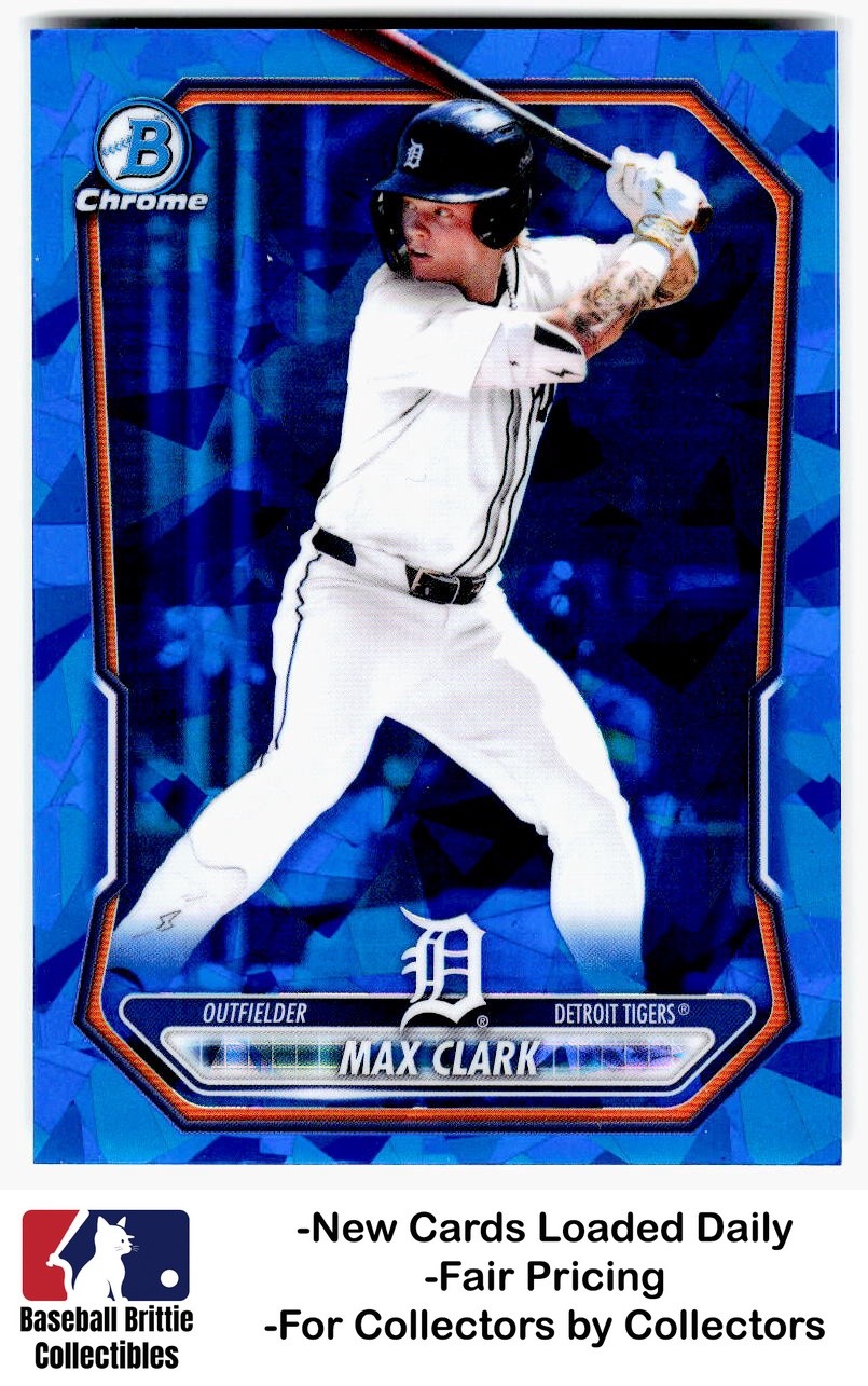 2026 Bowman Sapphire Edition #BCP-2 Max Clark RC Rookie Detroit Tigers 2026 Bowman Sapphire Edition #BCP-2 Max Clark RC Rookie Detroit Tigers