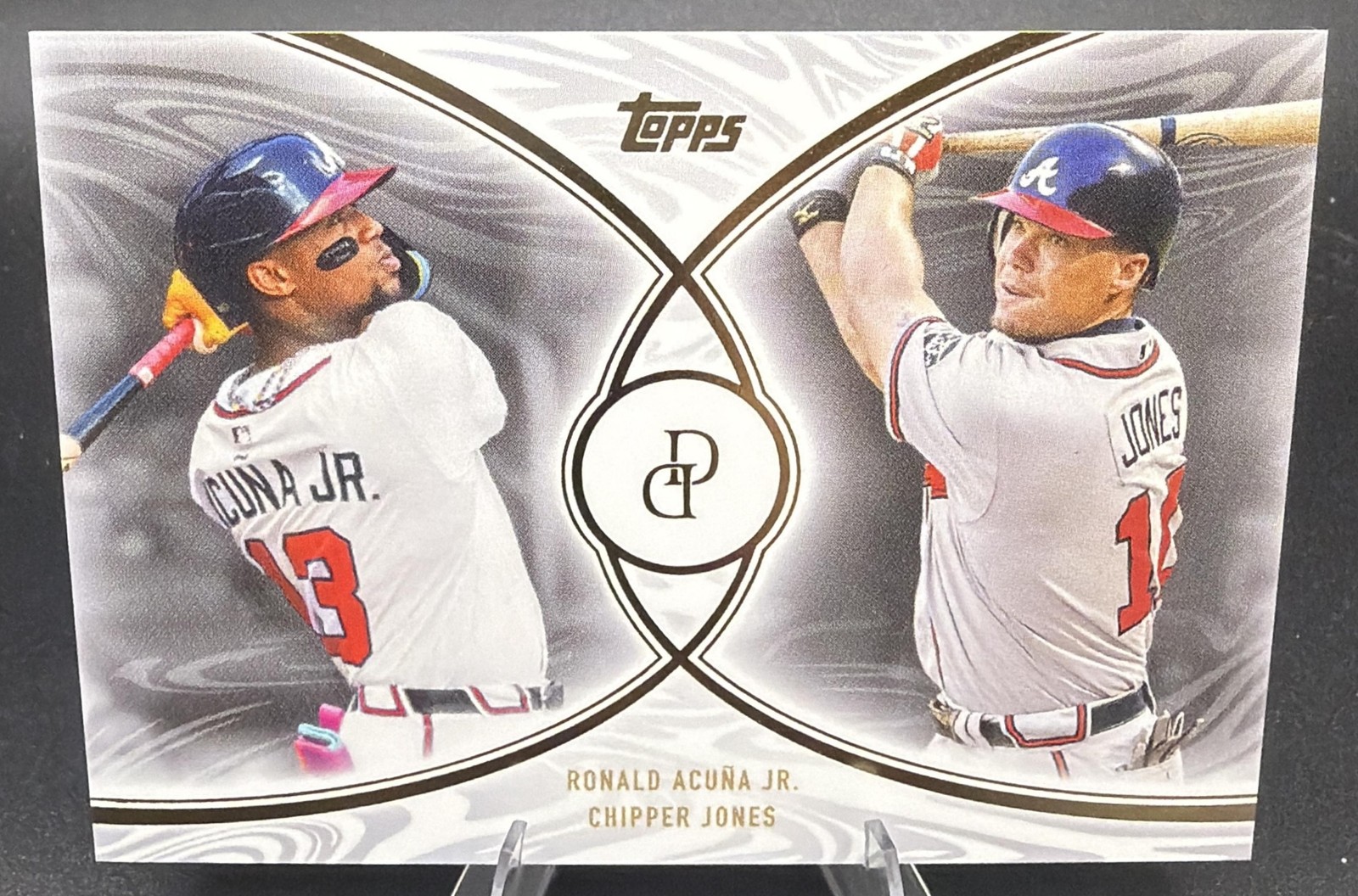 Ronald Acuna Jr. Chipper Jones 2026 Topps Dynamic Duals #19 Braves