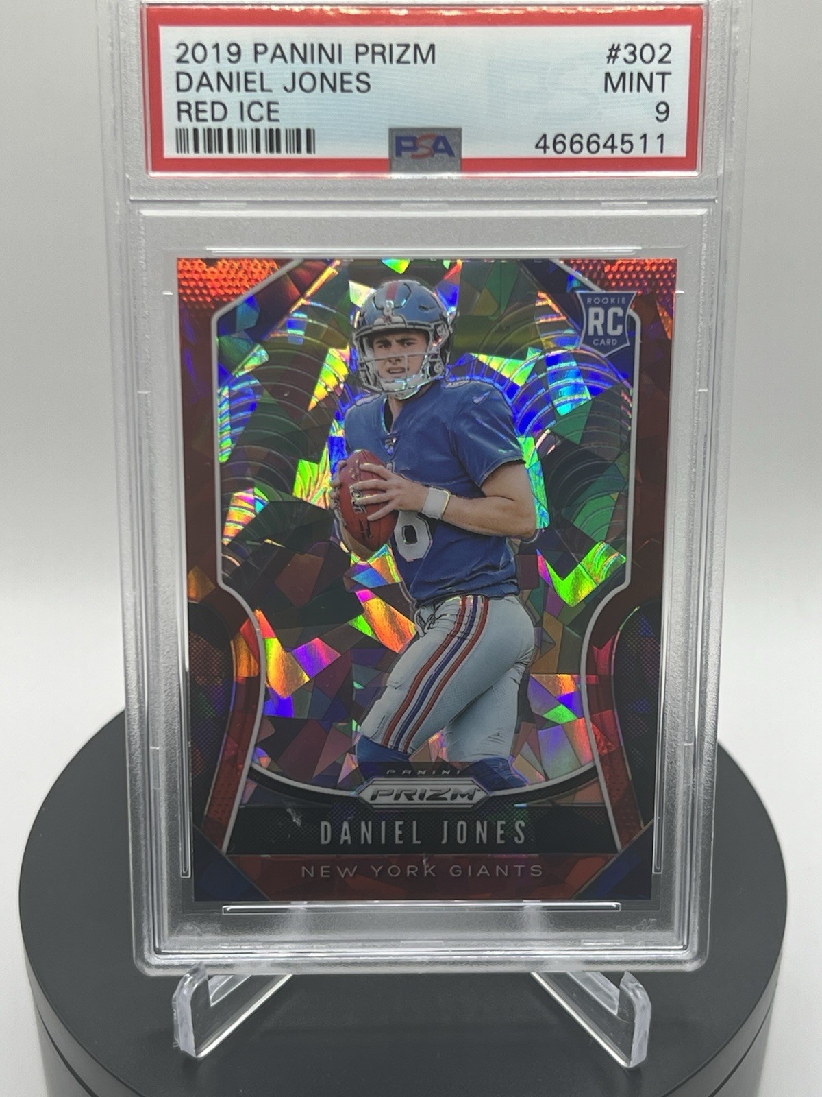 Panini 2019 Prizm Daniel Jones #302 Red Ice Prizm Rookies (RC) Panini 2019 Prizm Daniel Jones #302 Red Ice Prizm Rookies (RC)