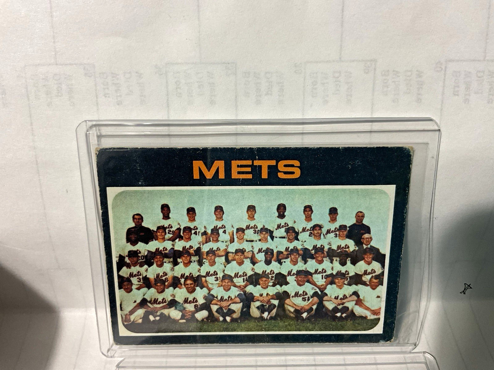 Topps 1971 Topps New York Mets Team Card #641 Mets Team Records MLB