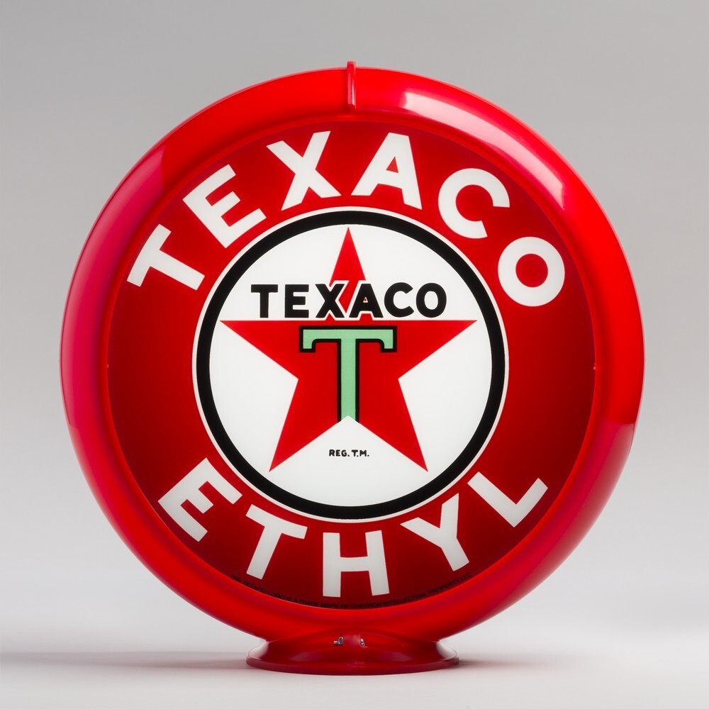 Texaco Ethyl Gas Pump Globe 13.5\